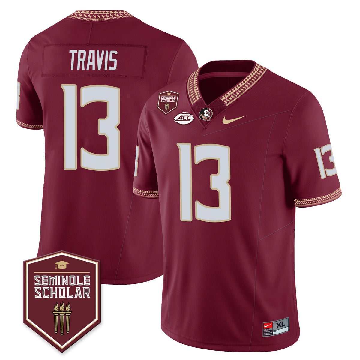 Menâ€™s Florida State Seminoles Football Vapor Jersey â€“ All Stitched