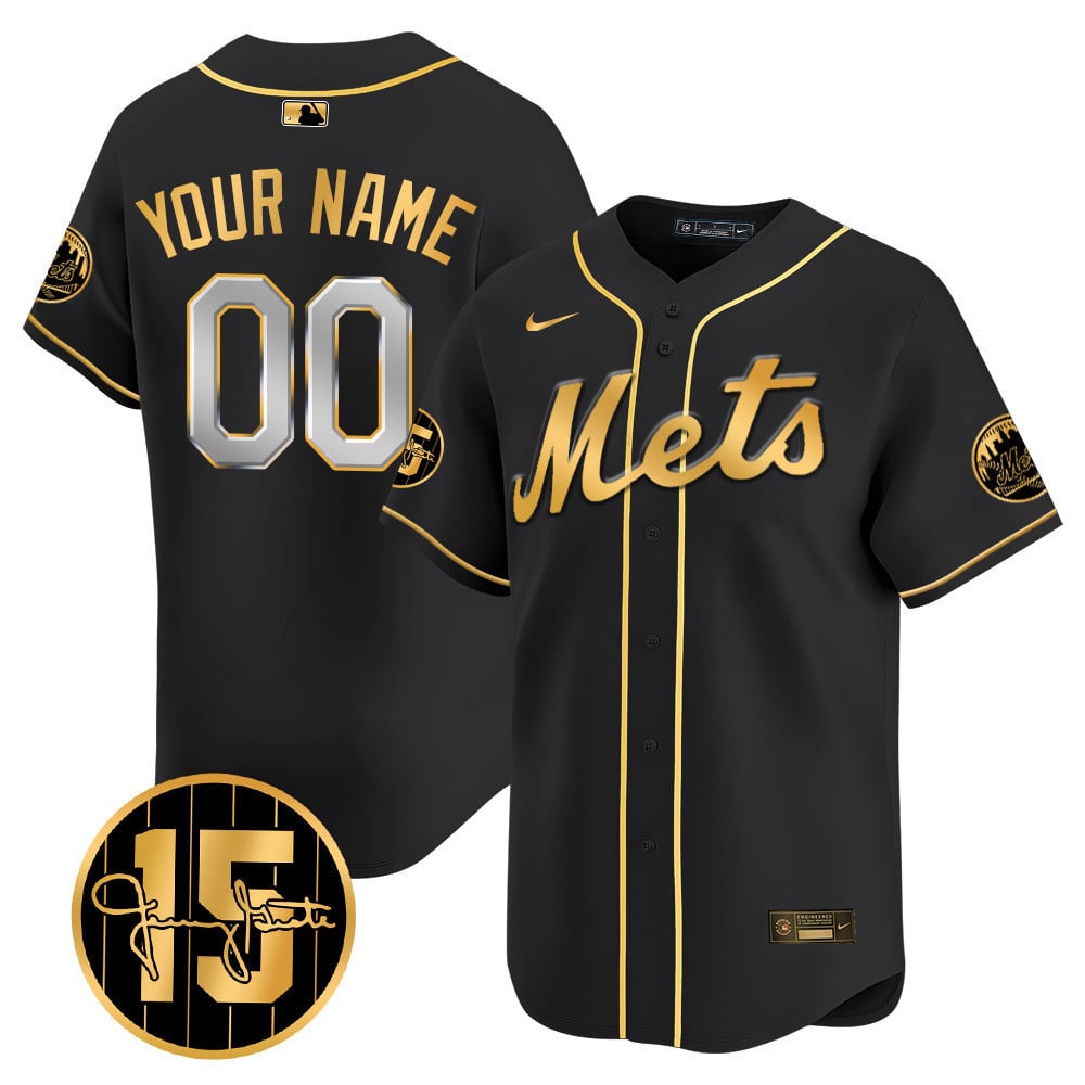 Custom New York Mets Jerry Grote Patch Vapor Premier Limited V1 Jersey – All Stitched