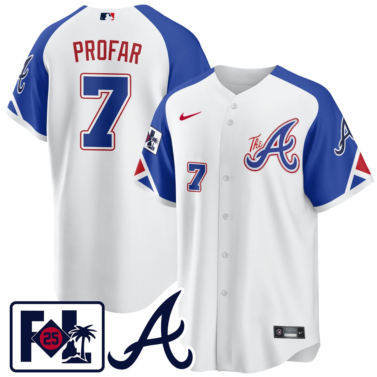 Men's Atlanta Braves 2025 Spring Training Jersey - All Stitched