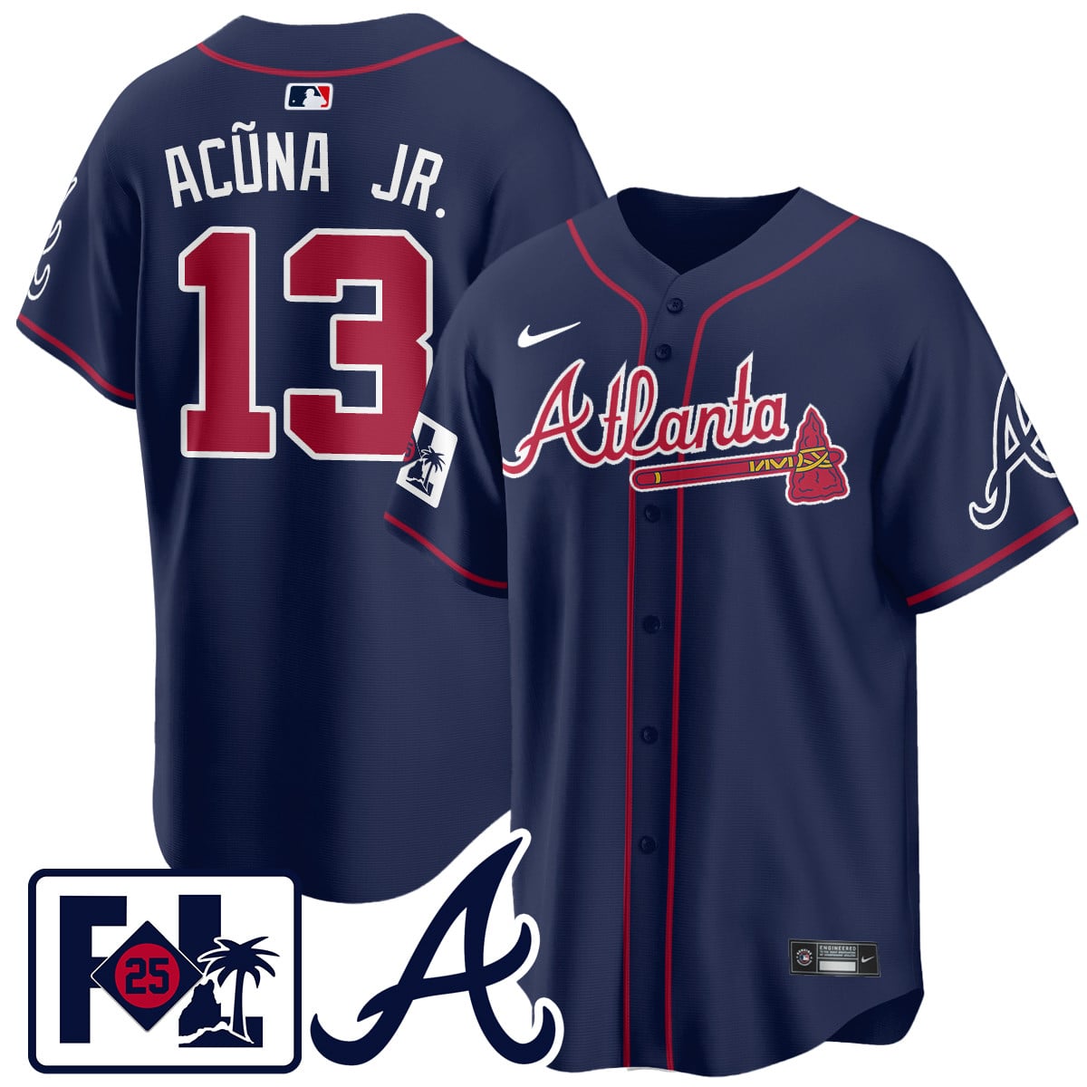Men's Atlanta Braves 2025 Spring Training Jersey - All Stitched