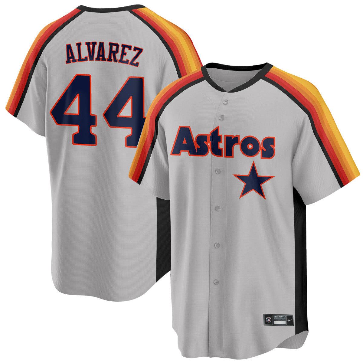 Houston Astros 1989 Throwback Road Jersey - All Stitched