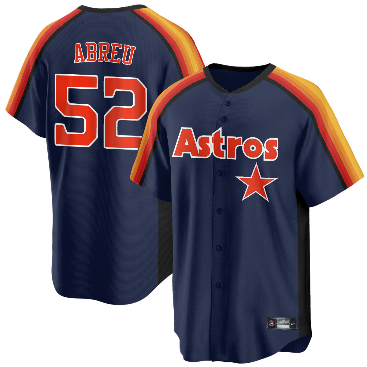 Houston Astros 1989 Throwback Road Jersey - All Stitched