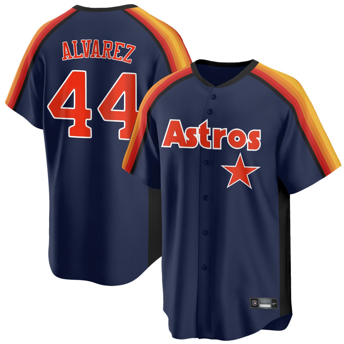 Houston Astros 1989 Throwback Road Jersey - All Stitched