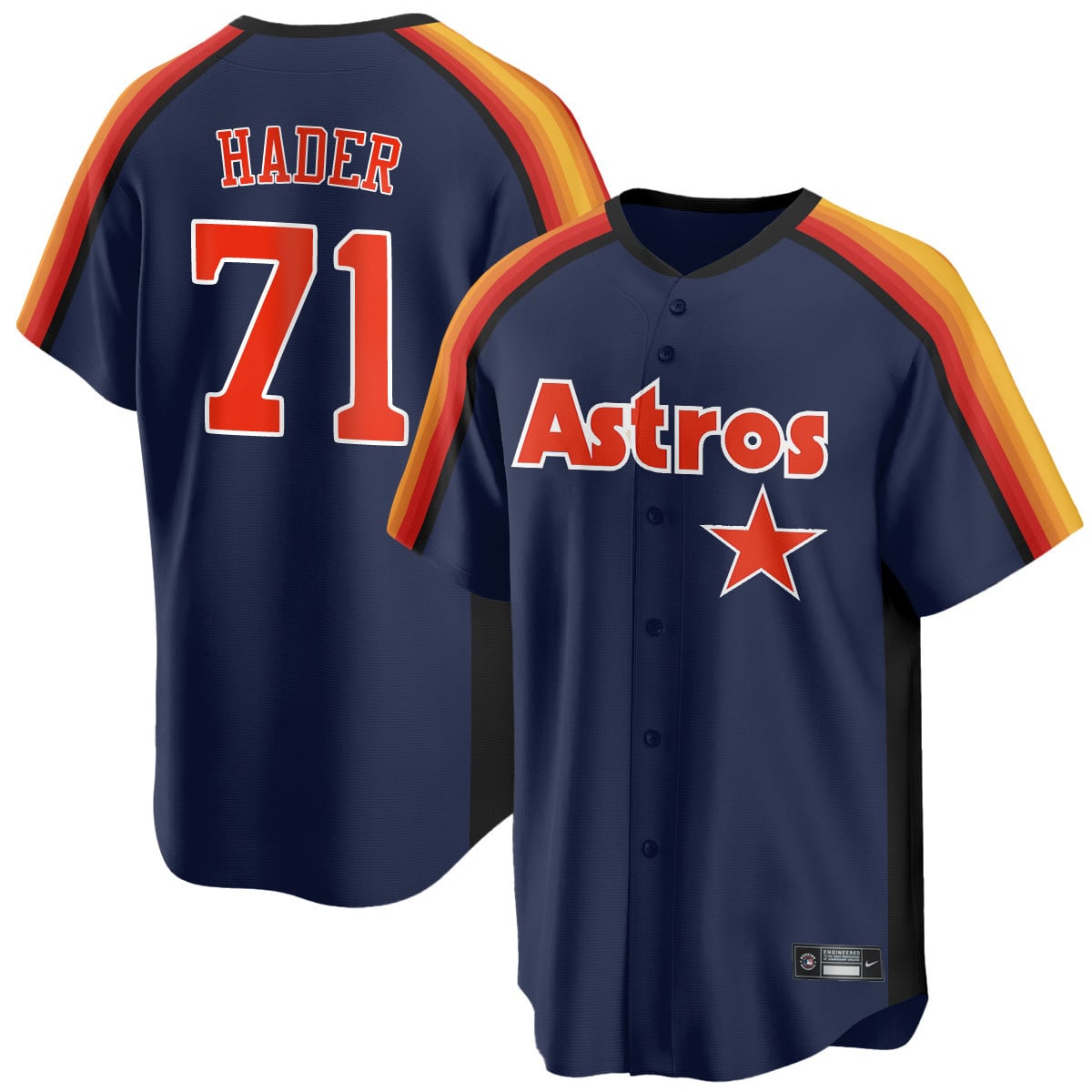 Houston Astros 1989 Throwback Road Jersey - All Stitched