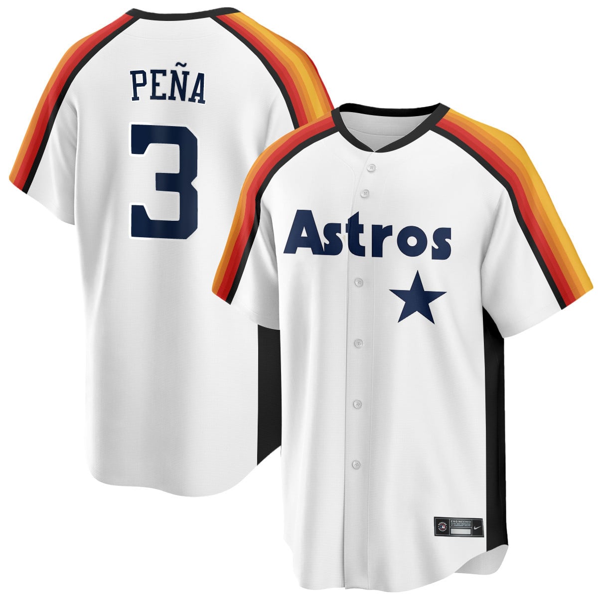 Houston Astros 1989 Throwback Road Jersey - All Stitched