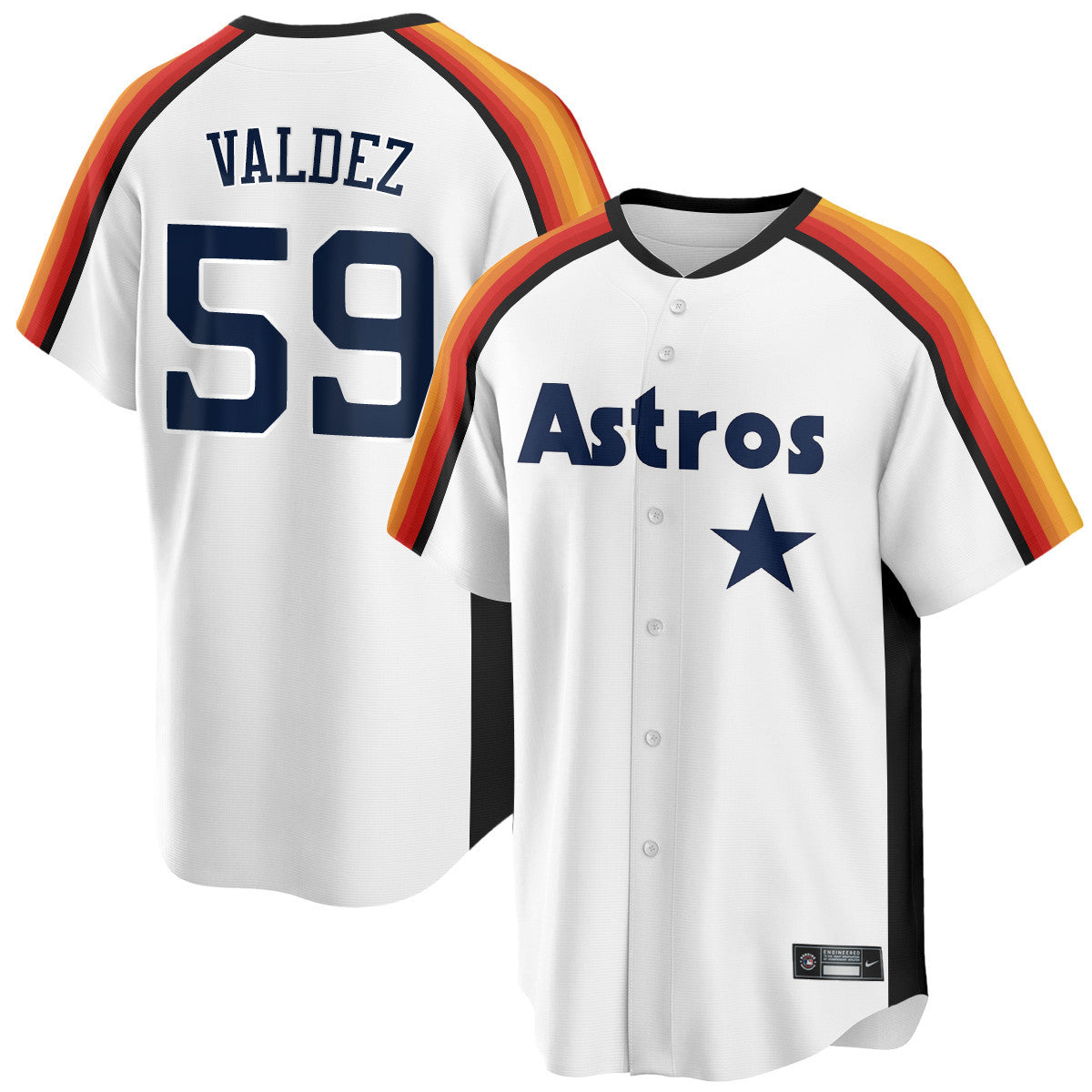 Houston Astros 1989 Throwback Road Jersey - All Stitched