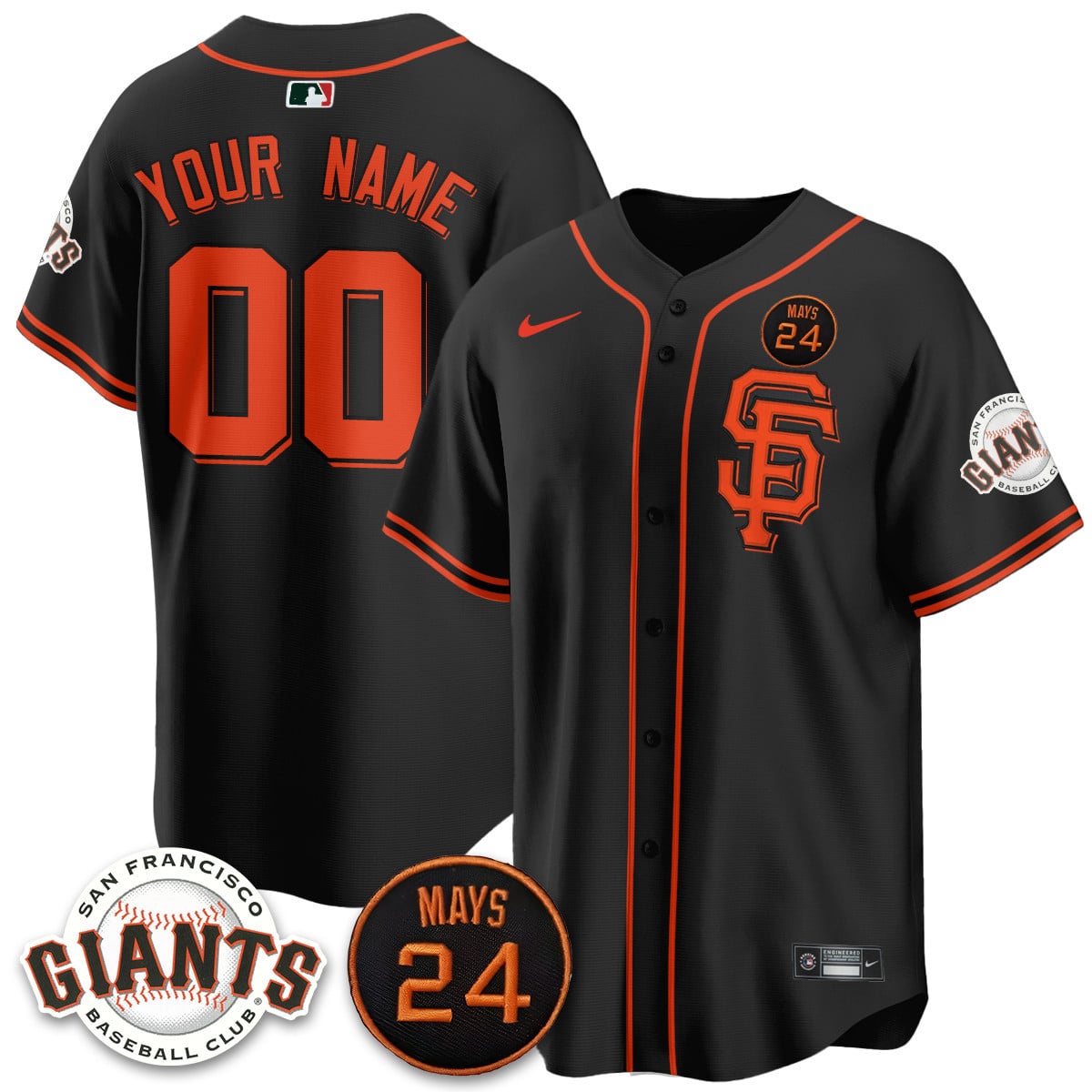 Custom San Francisco Giants 2025 Limited Jersey - All Stitched