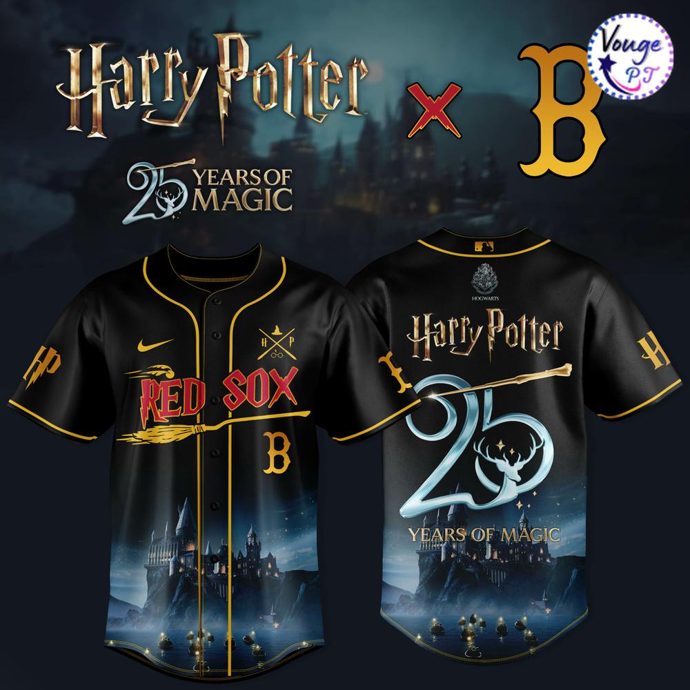 Boston Red Sox x Harry Potter – 25 Years of Magic Baseball Jersey 