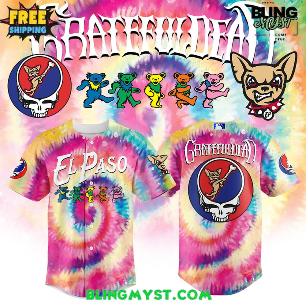 El Paso Chihuahuas x Grateful Dead 2026 Baseball Jersey
