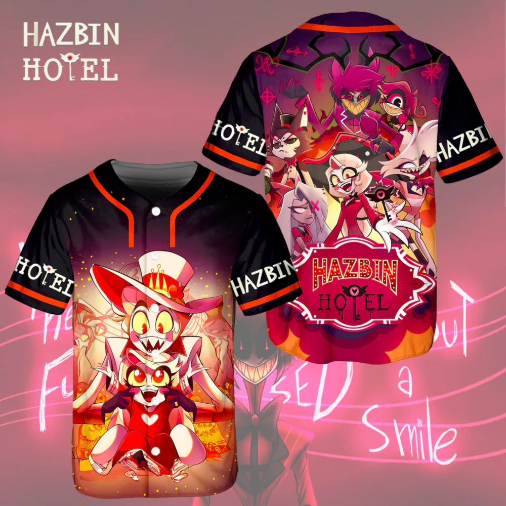 Hazbin Hotel Baseball Jersey