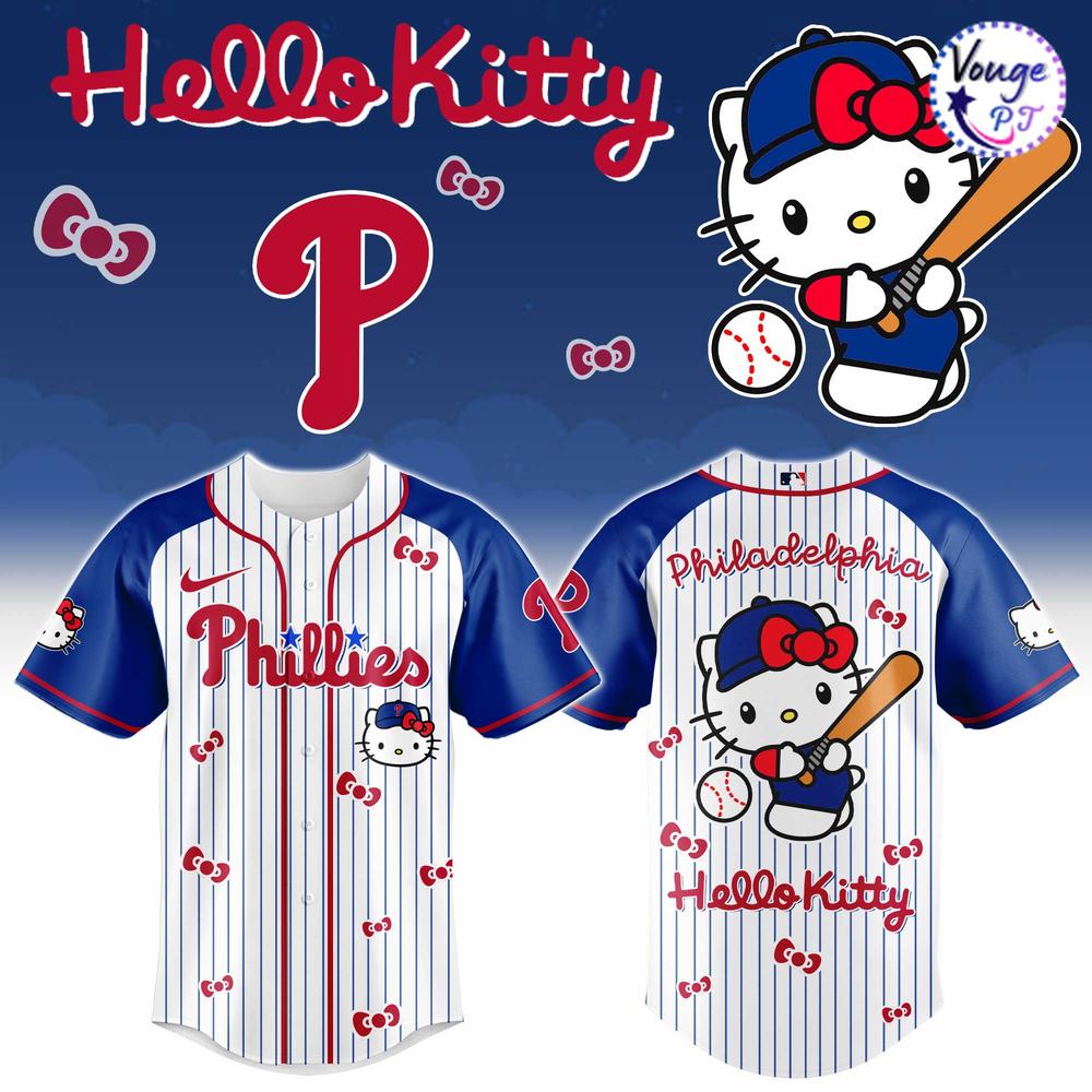 Philadelphia Phillies x Hello Kitty 2026 Baseball Jersey 