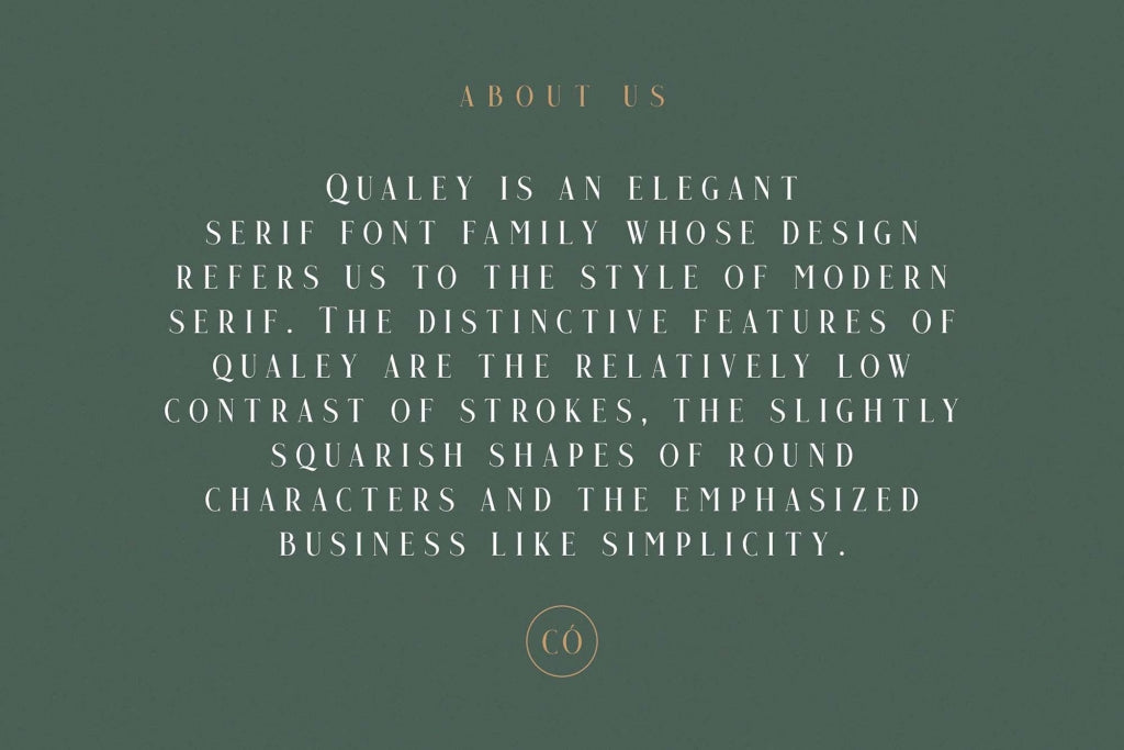 Qualey Elegant Serif Font