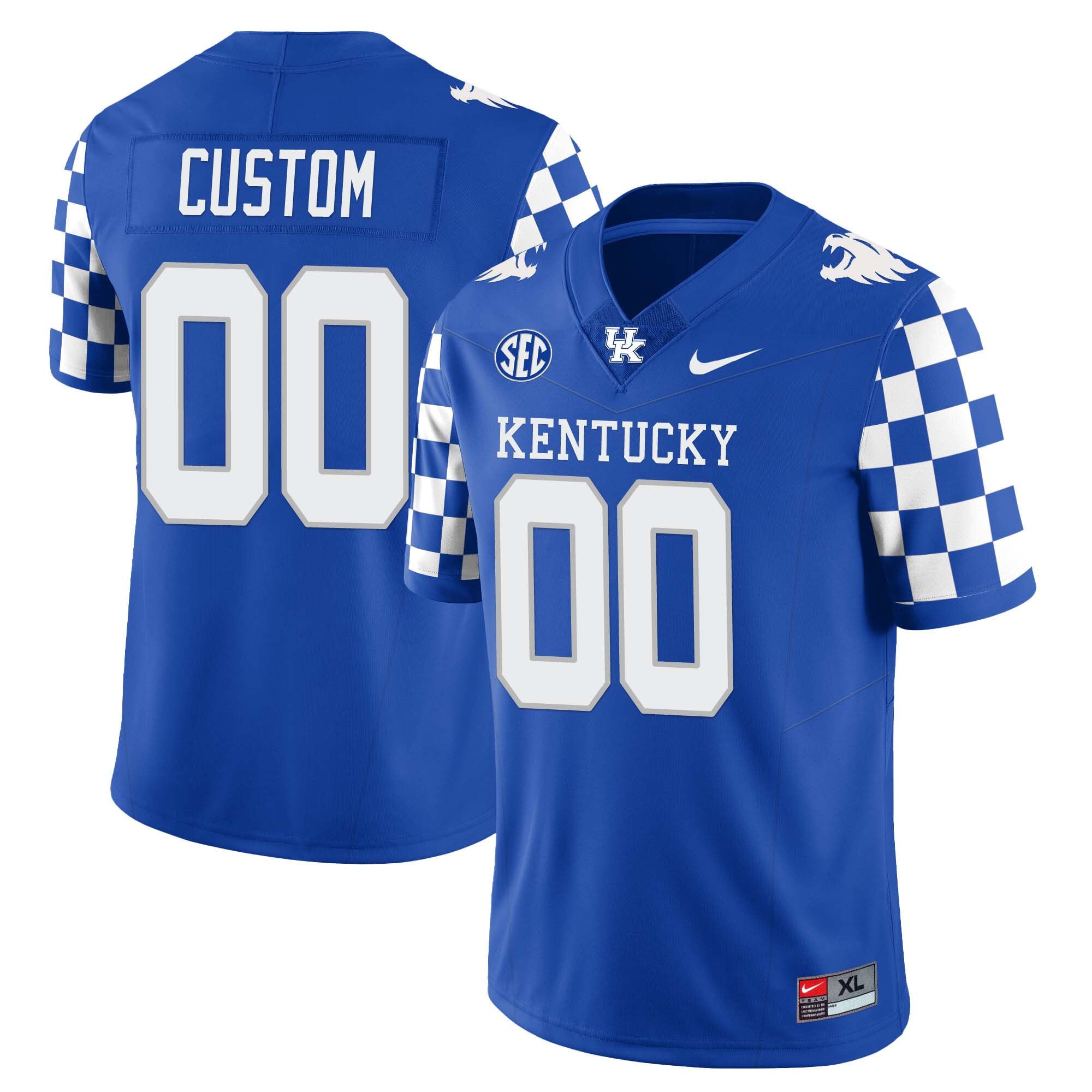 Men's Kentucky Wildcats Football Limited Custom Jersey – Wildcats Logo