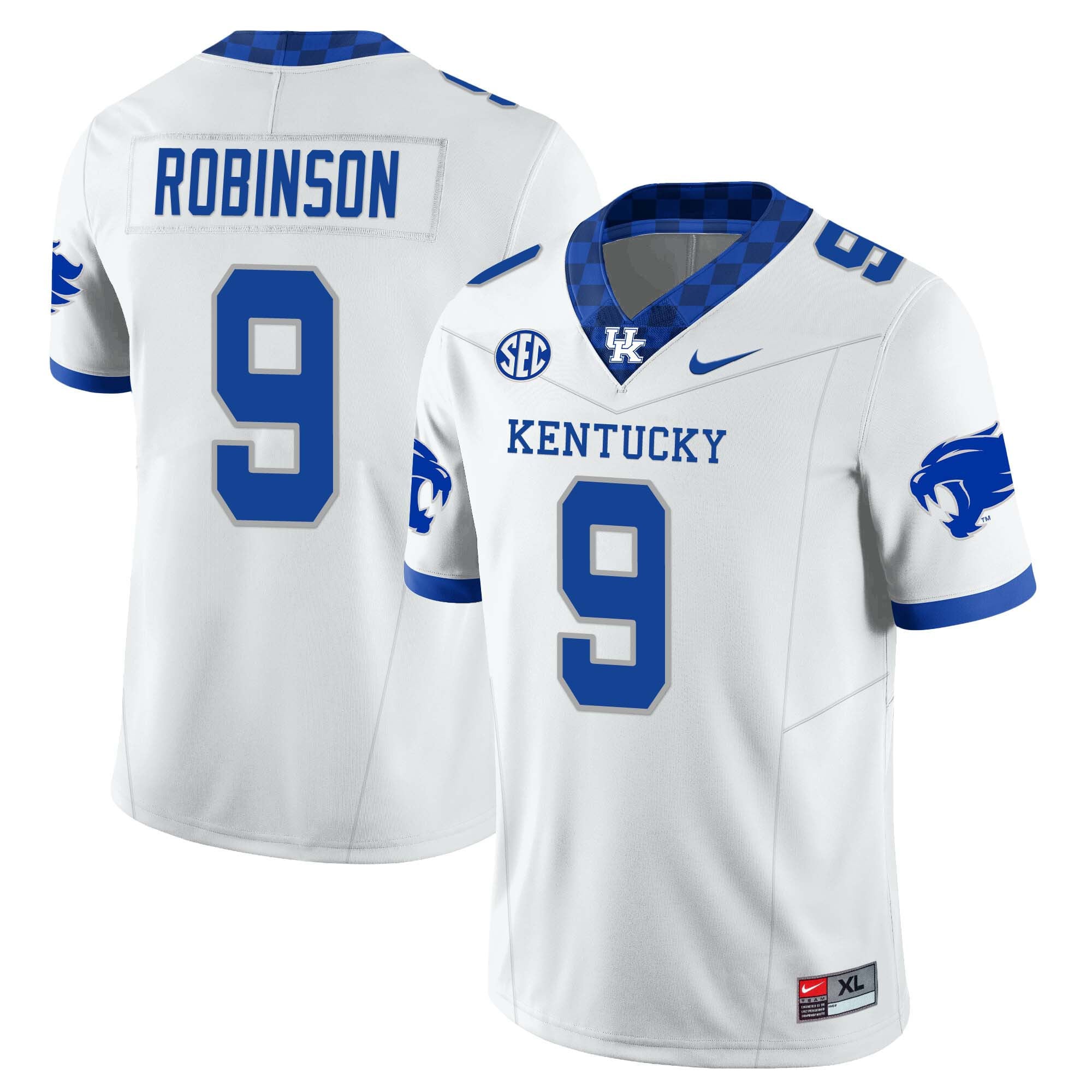 Men’s Kentucky Wildcats Football Jersey – All Stitched