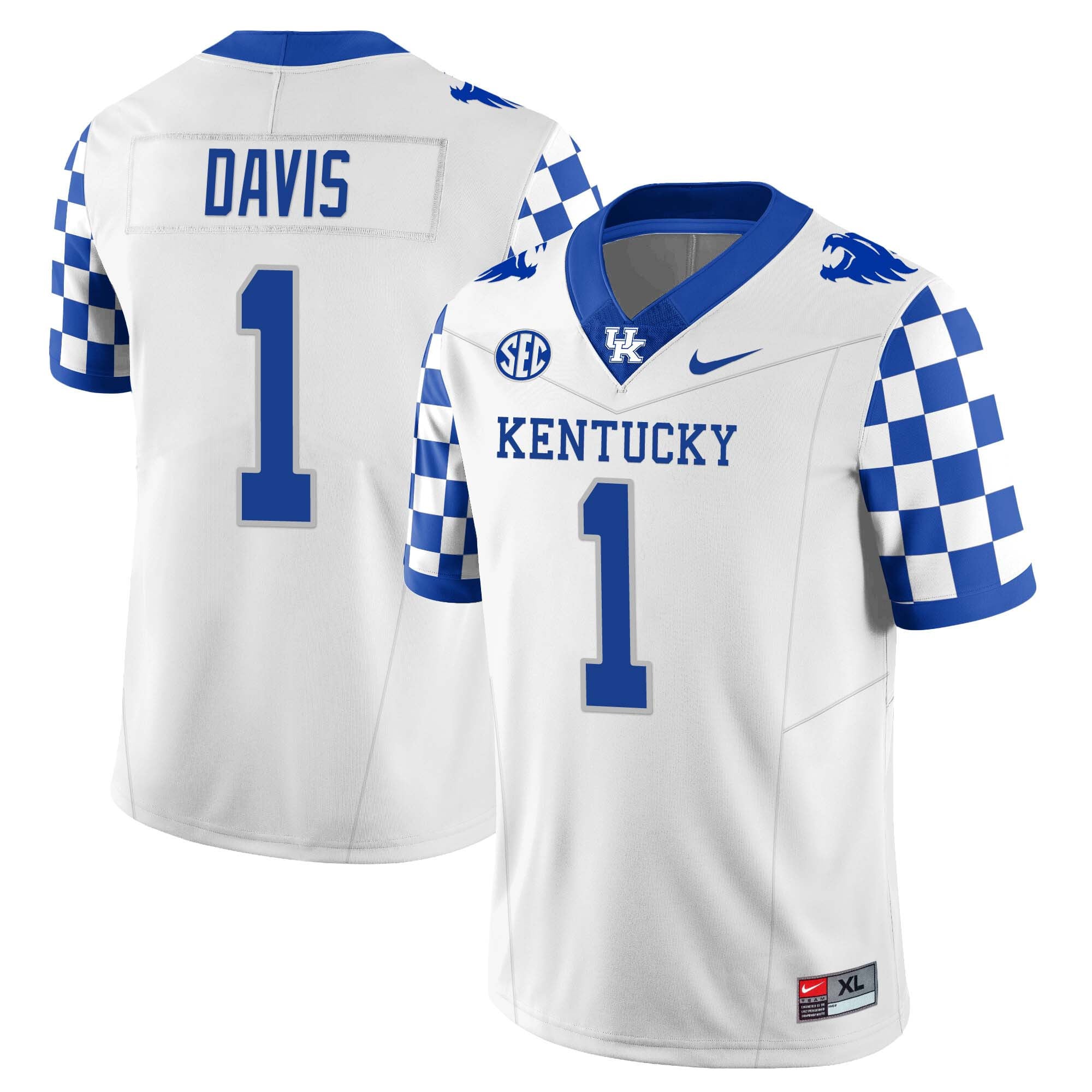 Men’s Kentucky Wildcats Football Jersey – All Stitched