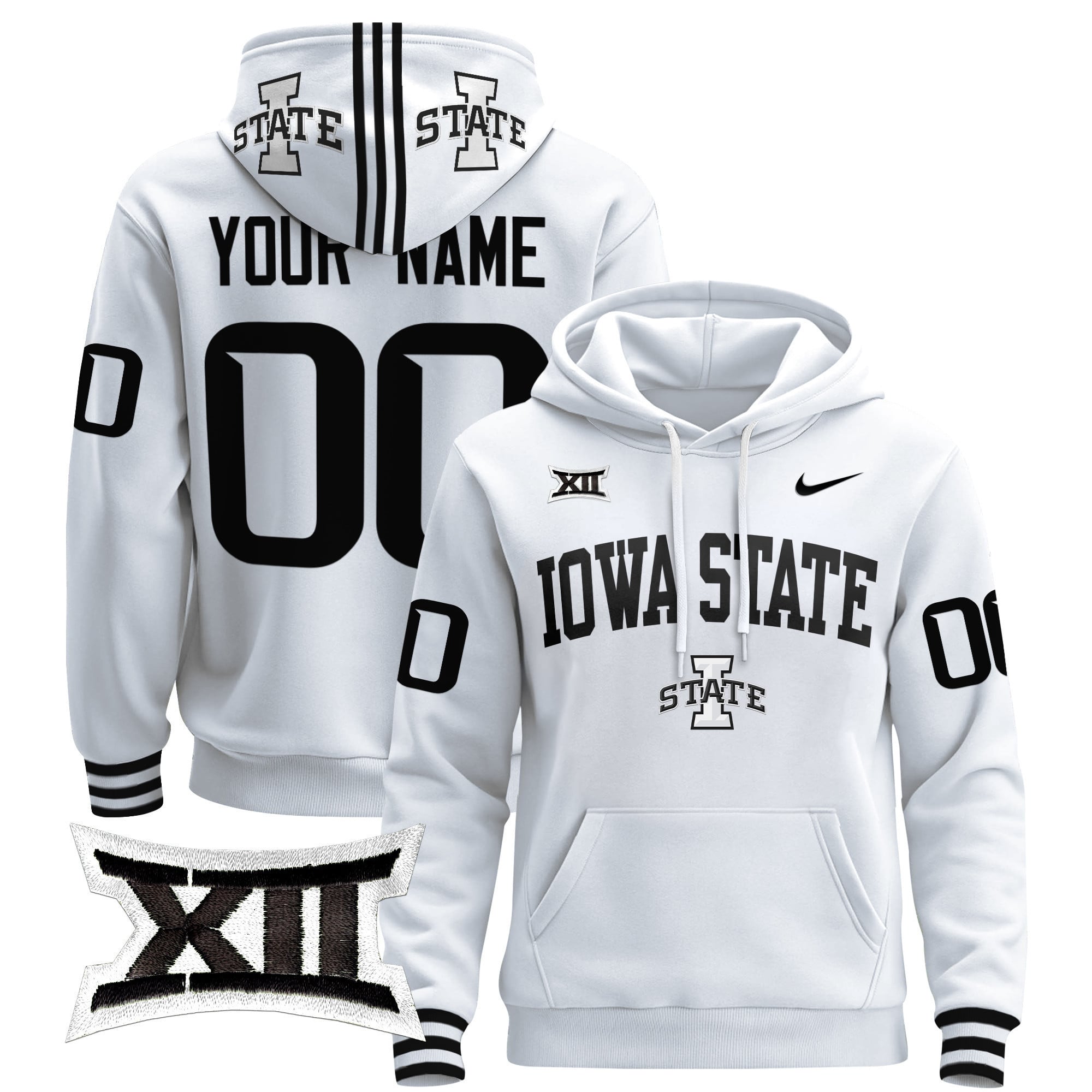 Iowa State Cyclones 2024 Custom Pullover Hoodie V2