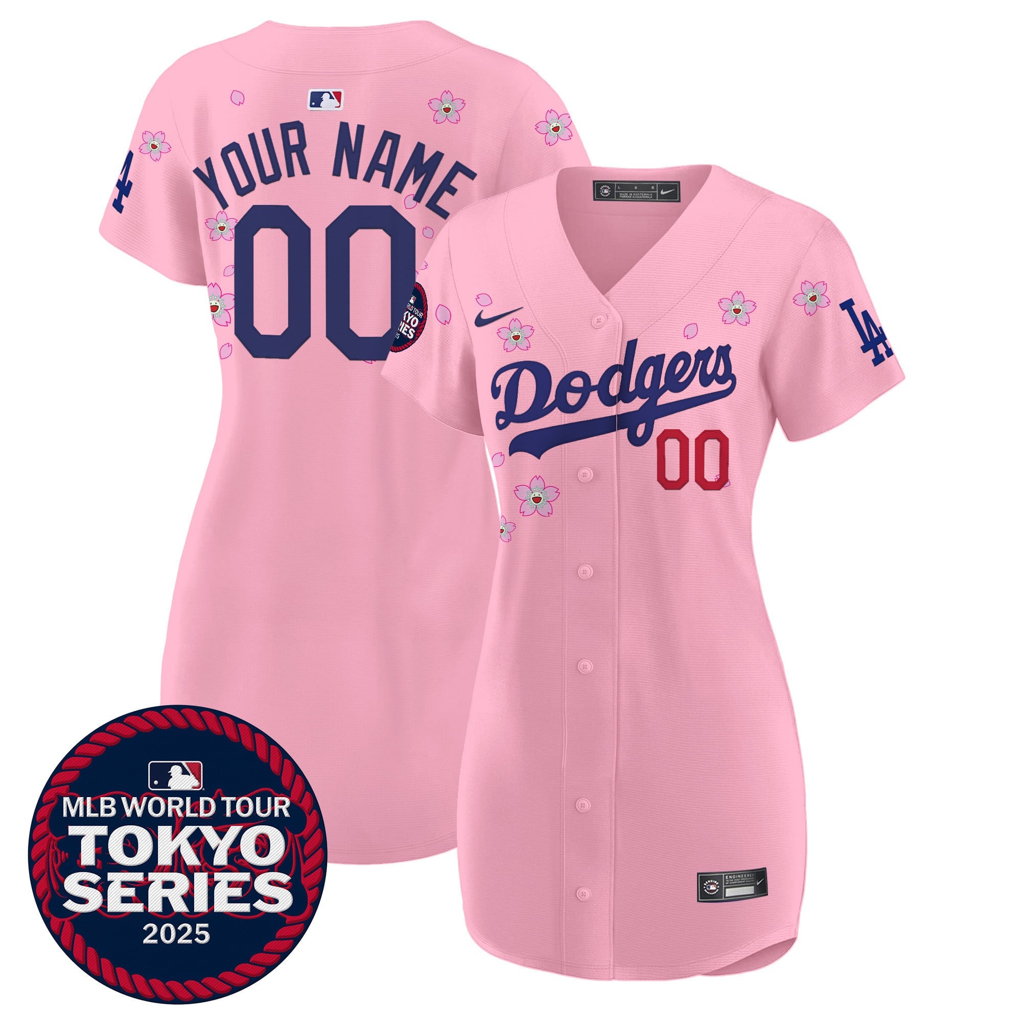 Dodgers Tokyo Series 2025 Baseball Custom Dress - Stitched