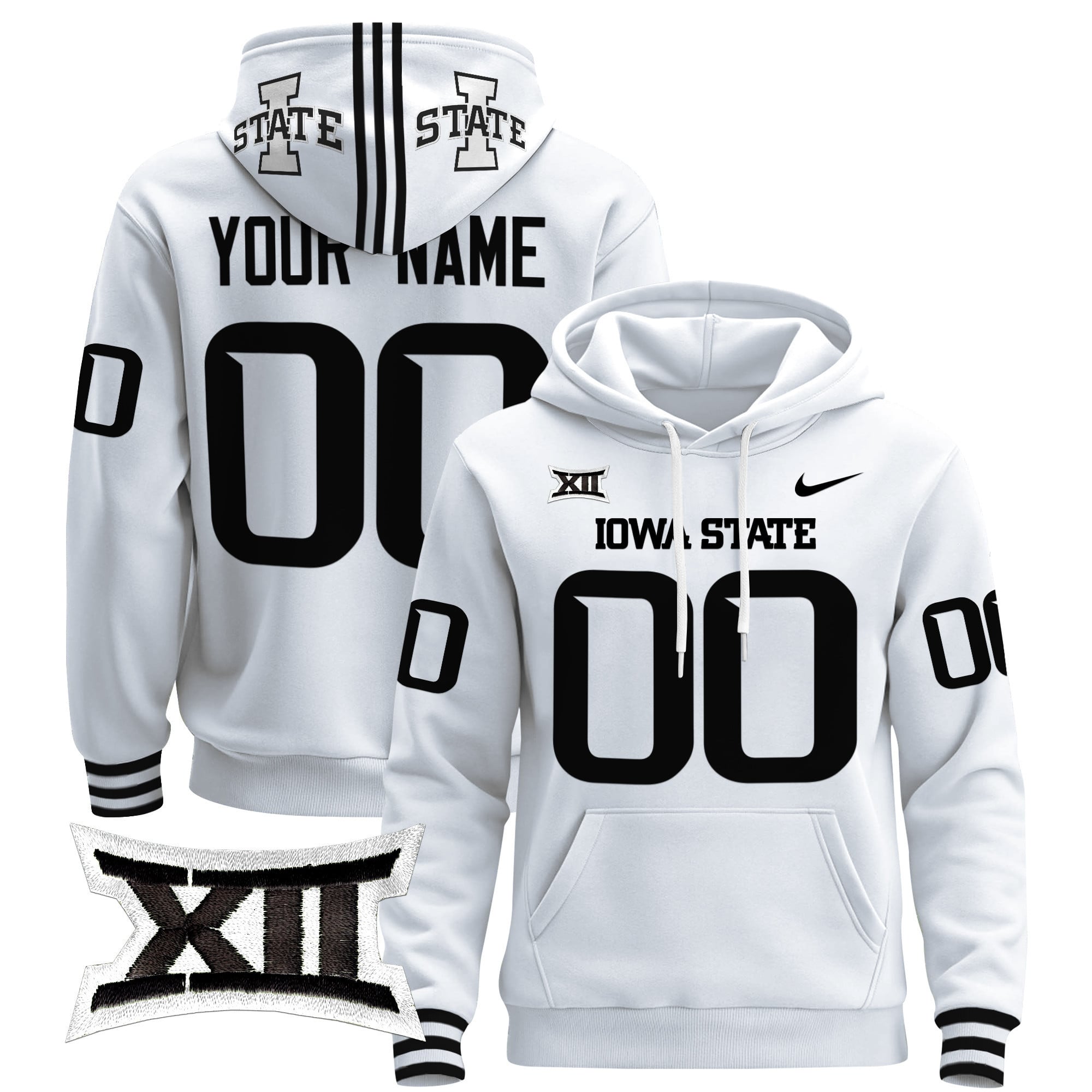 Iowa State Cyclones 2024 Custom Pullover Hoodie