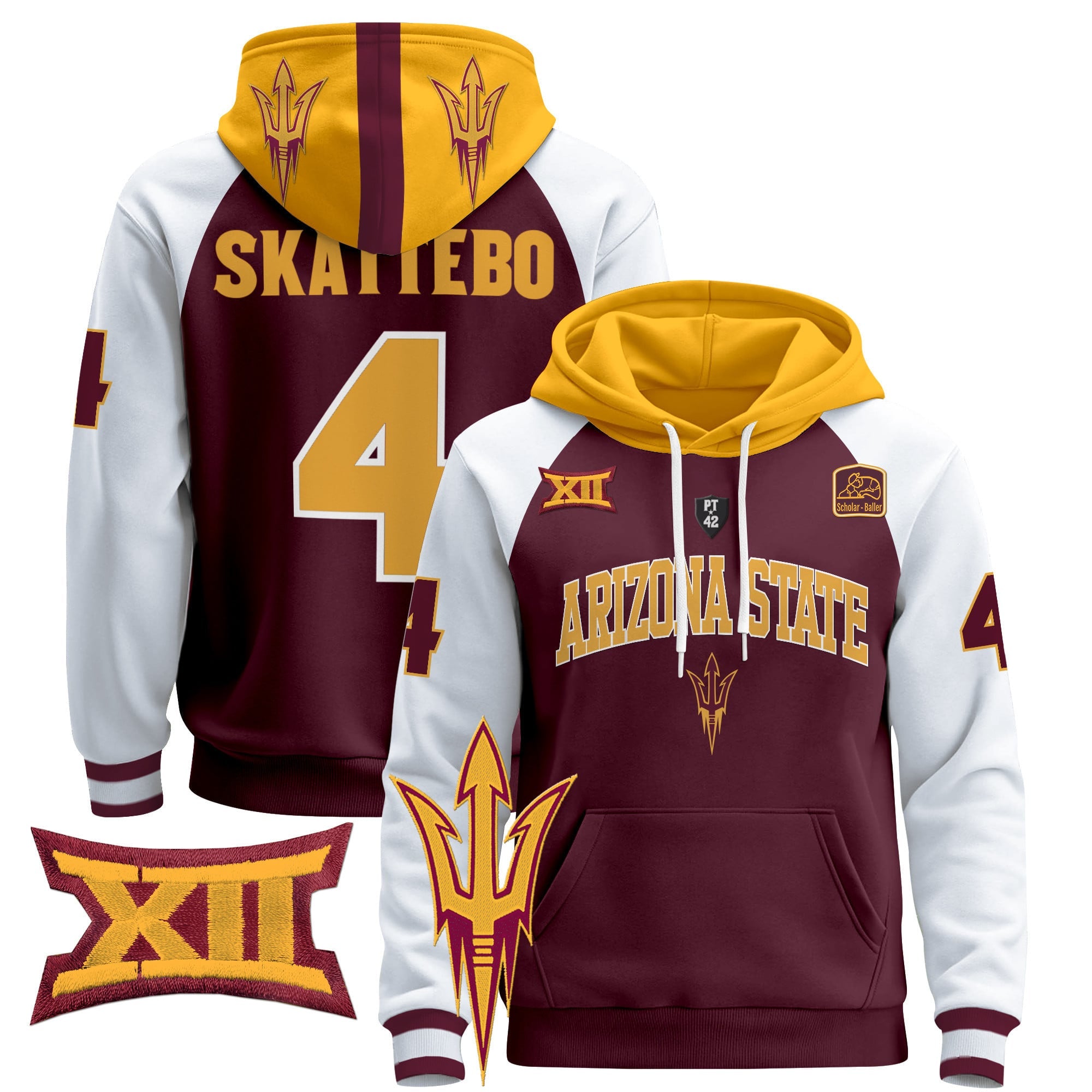 Men's Arizona State Sun Devils 2024 Pullover Hoodie V2