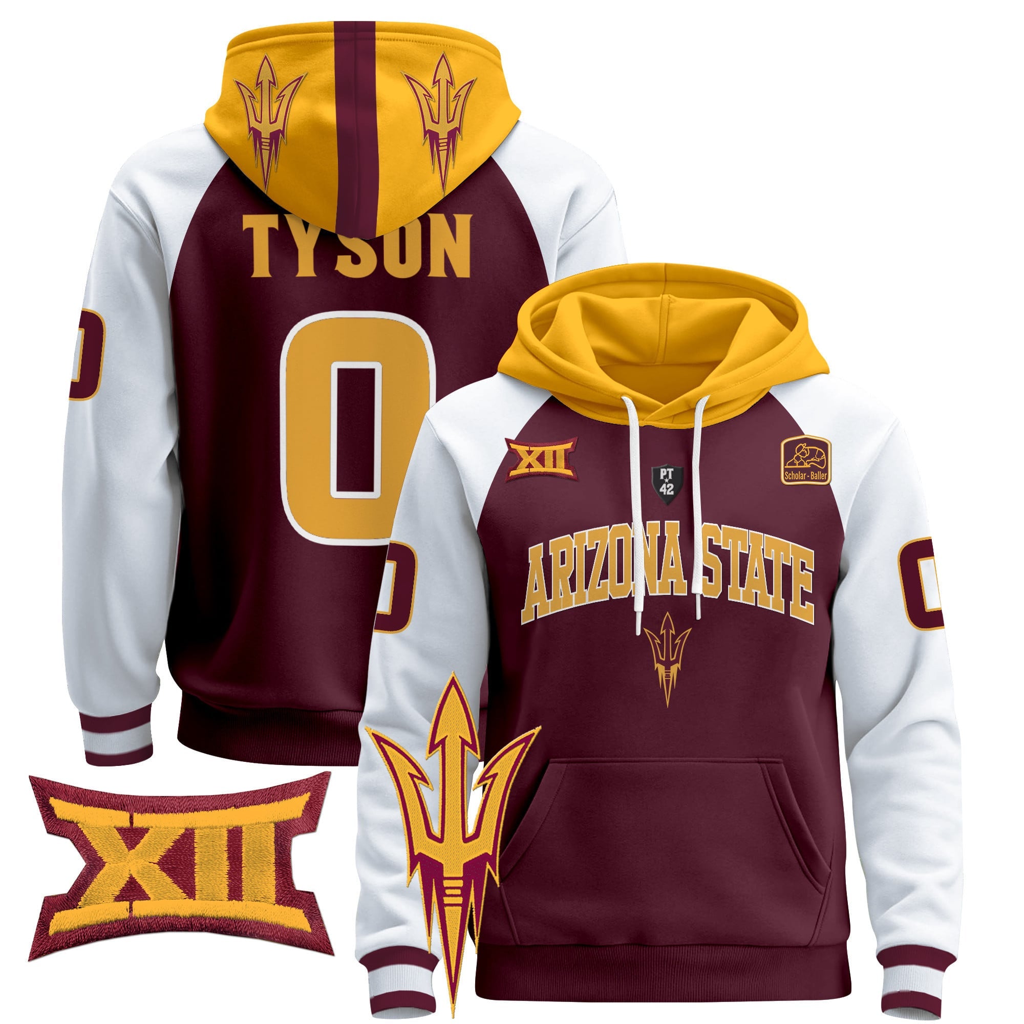 Men's Arizona State Sun Devils 2024 Pullover Hoodie V2