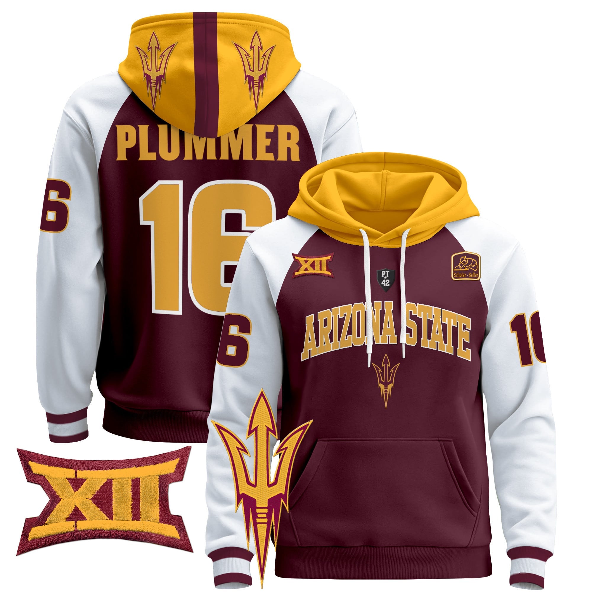 Men's Arizona State Sun Devils 2024 Pullover Hoodie V2