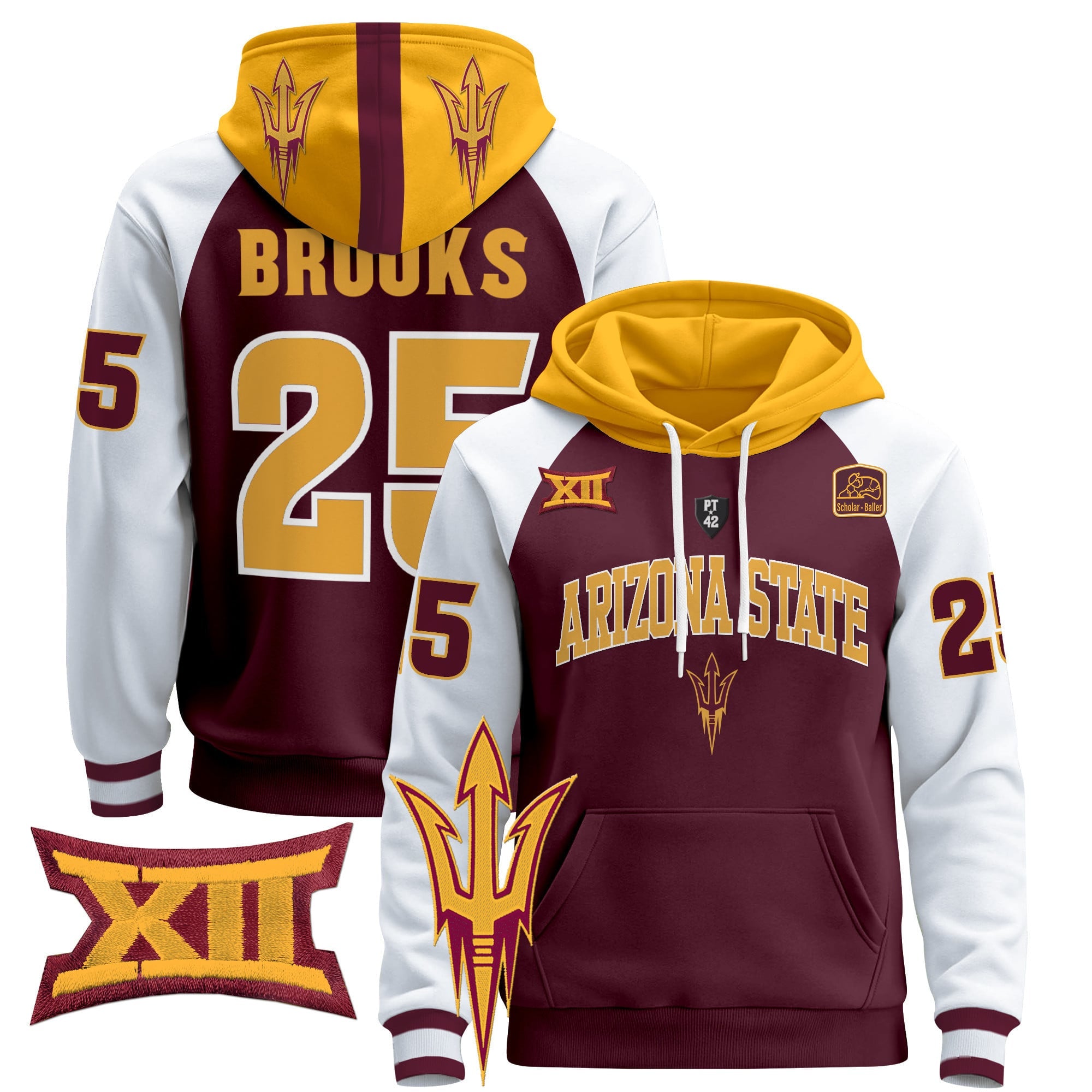 Men's Arizona State Sun Devils 2024 Pullover Hoodie V2