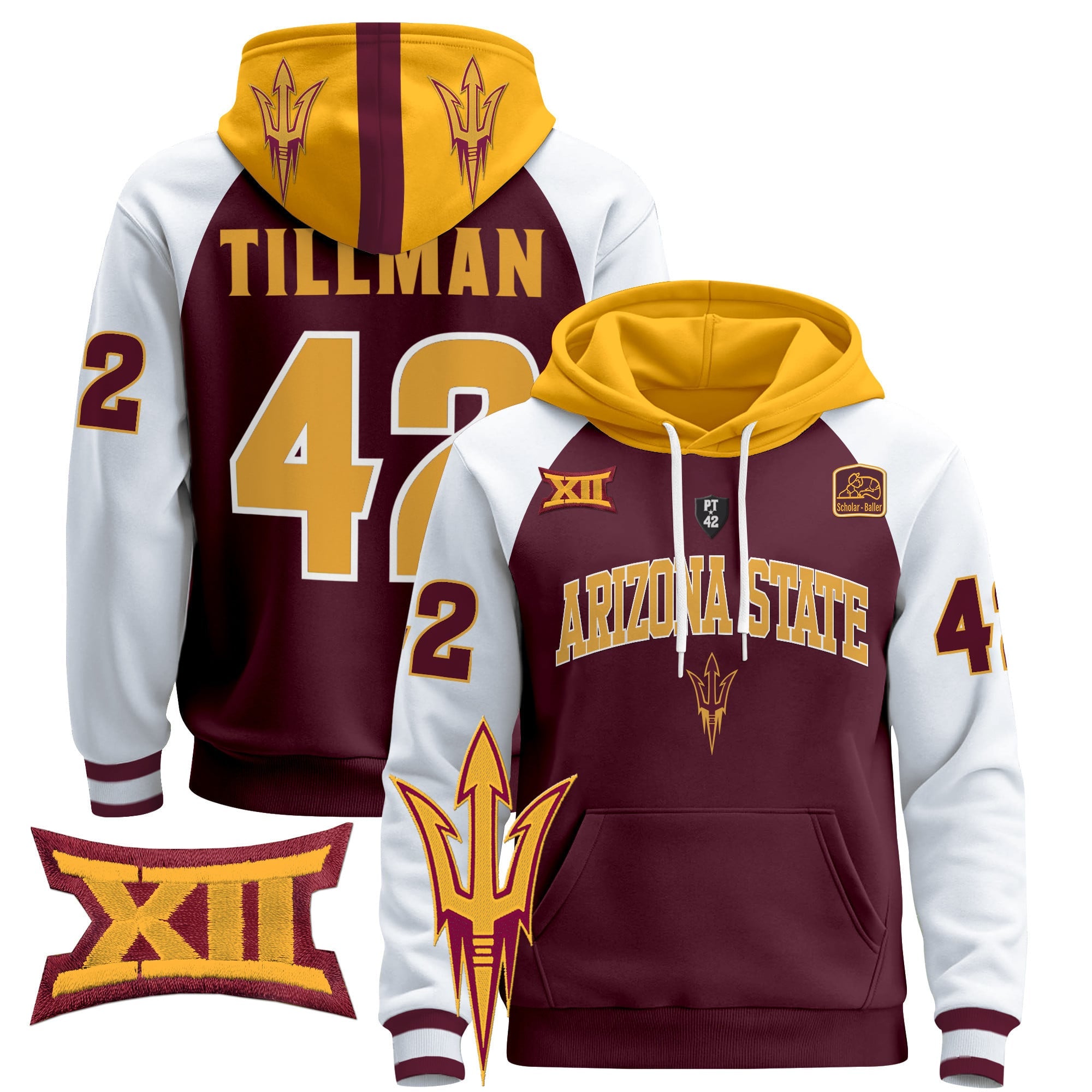 Men's Arizona State Sun Devils 2024 Pullover Hoodie V2