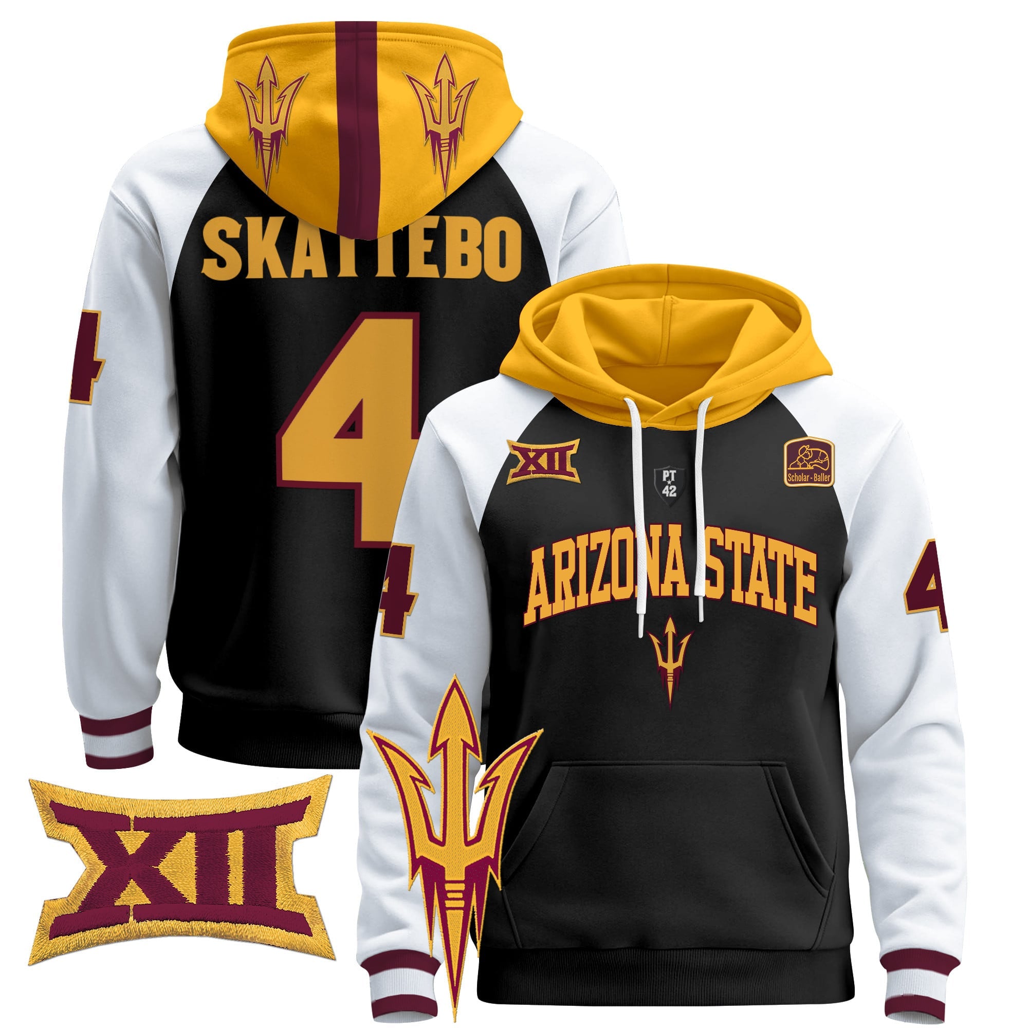 Men's Arizona State Sun Devils 2024 Pullover Hoodie V2