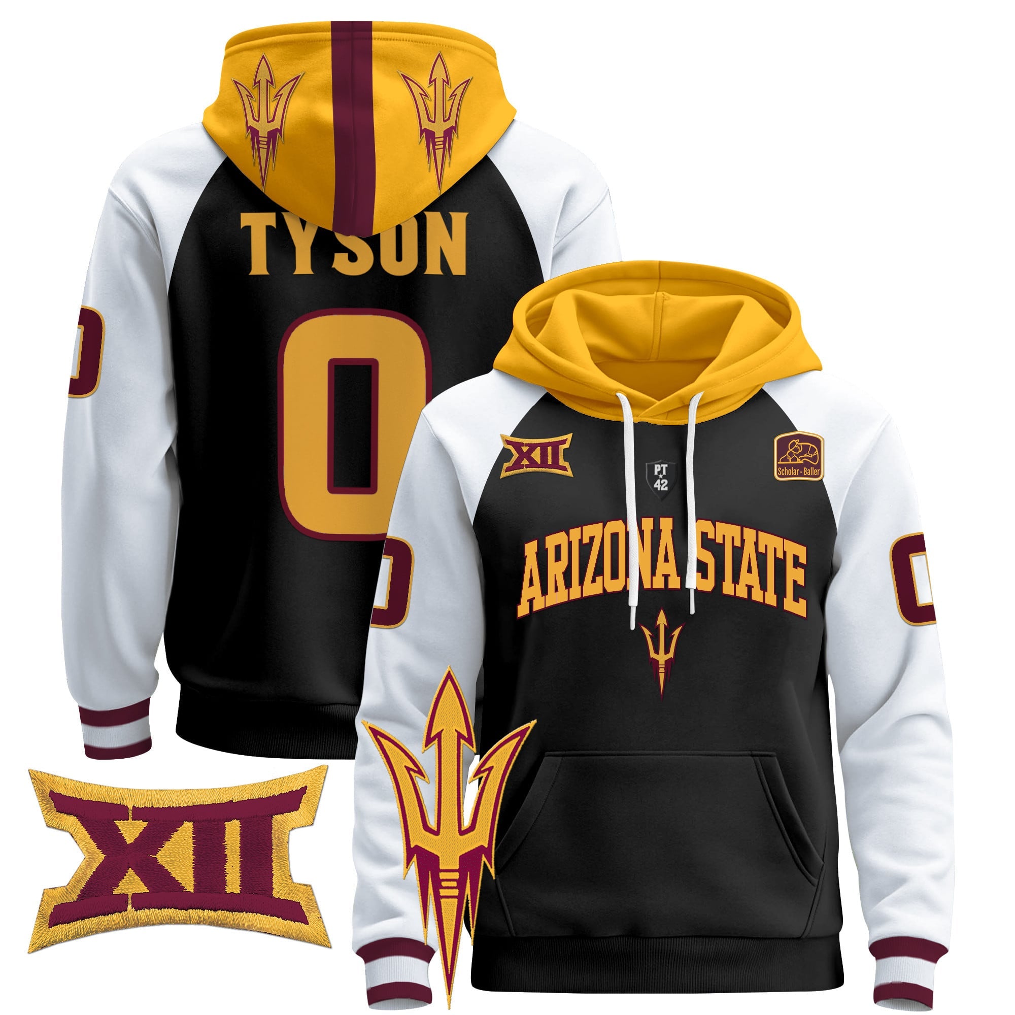 Men's Arizona State Sun Devils 2024 Pullover Hoodie V2