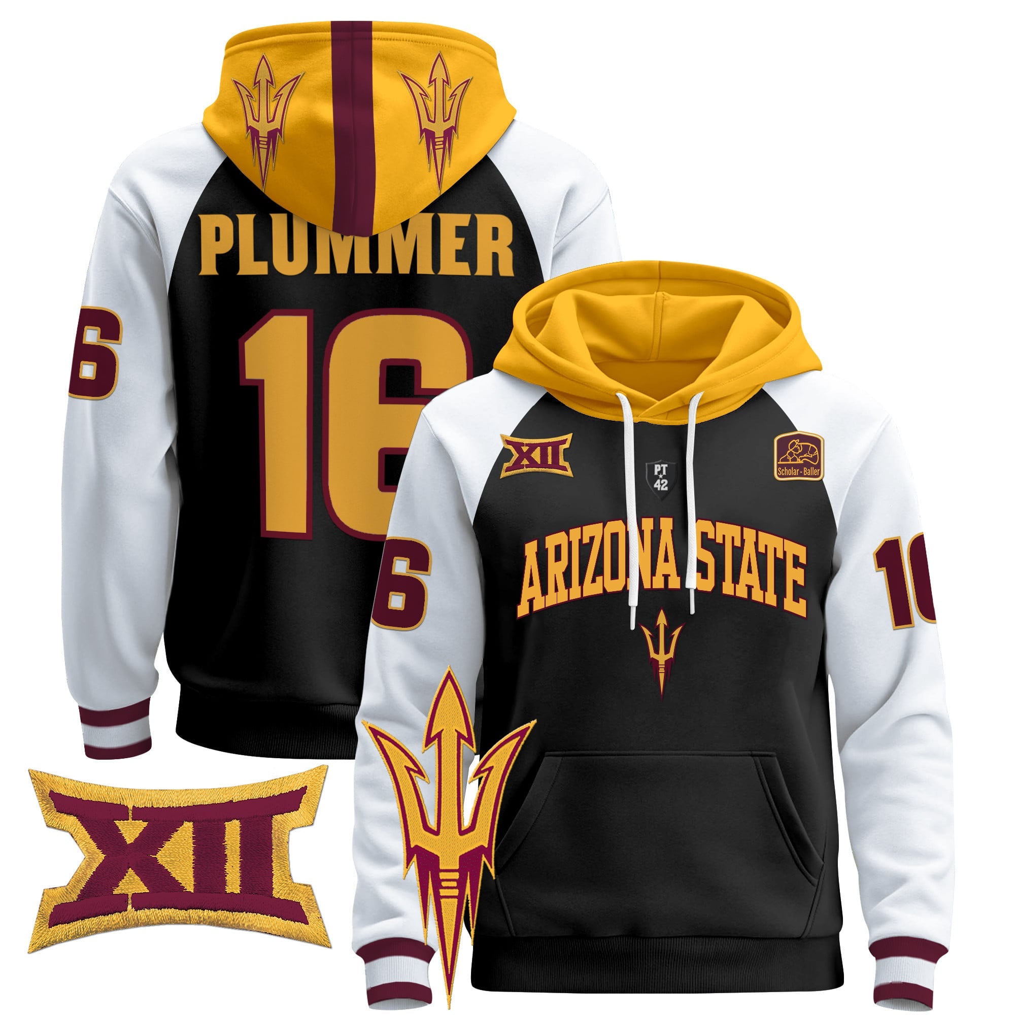 Men's Arizona State Sun Devils 2024 Pullover Hoodie V2