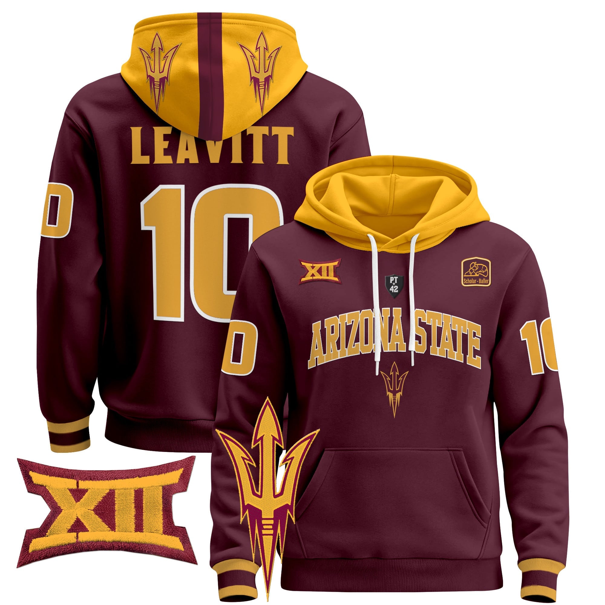 Men's Arizona State Sun Devils 2024 Pullover Hoodie V2