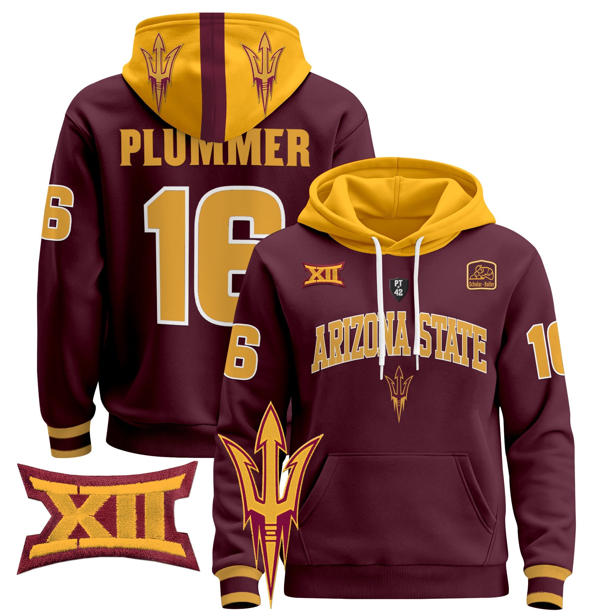 Men's Arizona State Sun Devils 2024 Pullover Hoodie V2