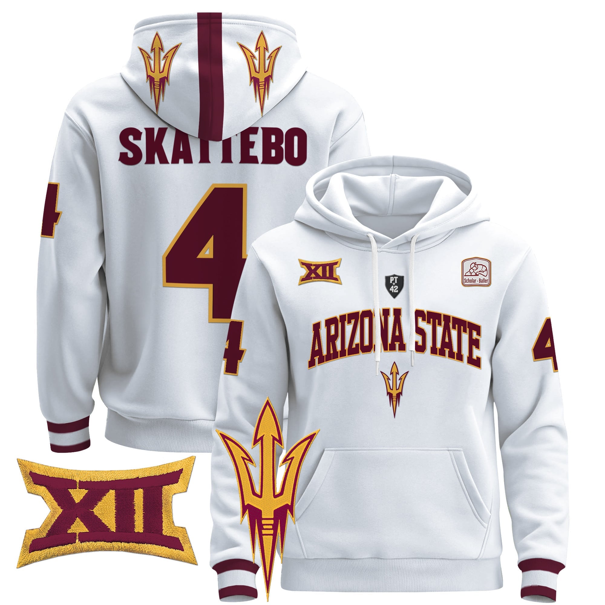 Men's Arizona State Sun Devils 2024 Pullover Hoodie V2