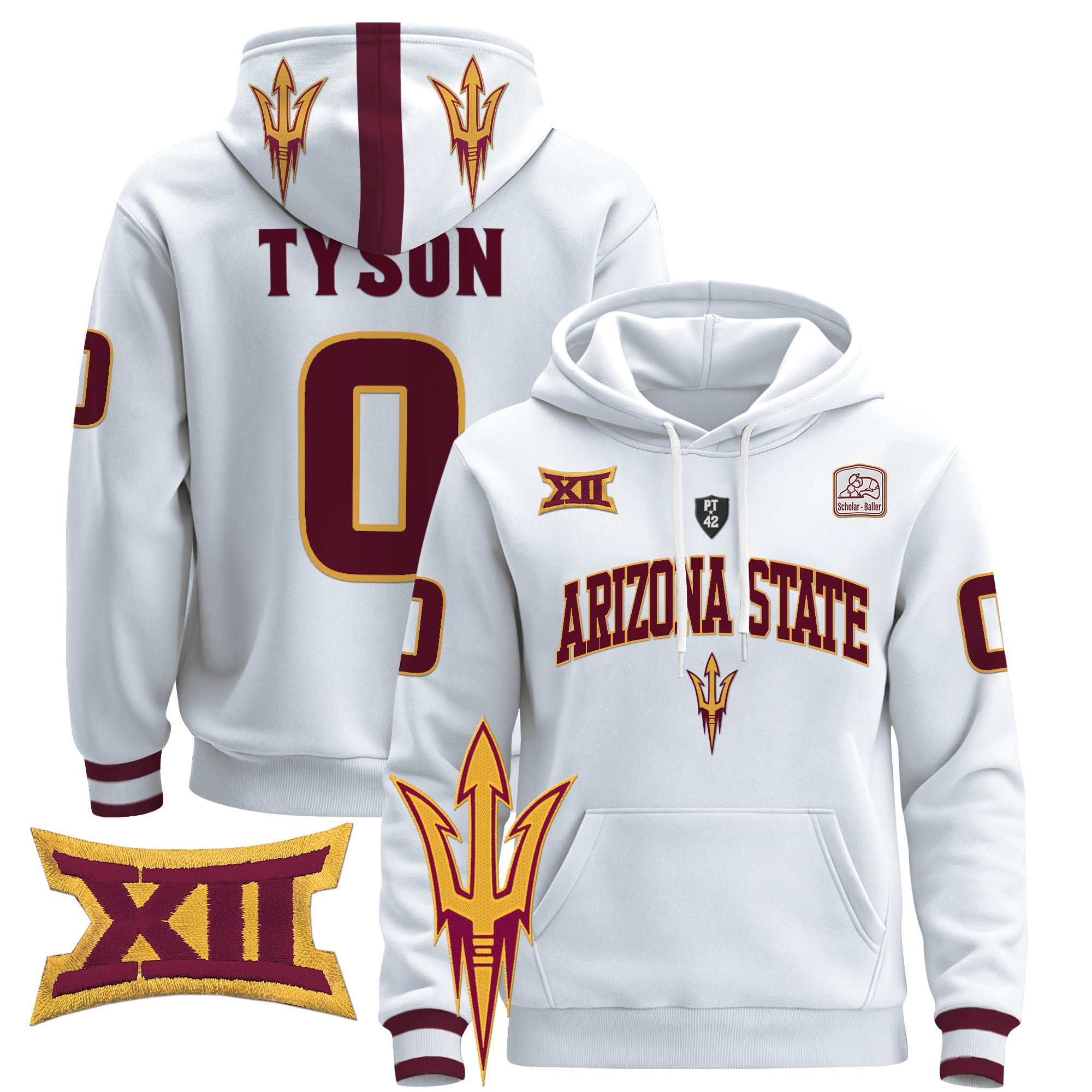 Men's Arizona State Sun Devils 2024 Pullover Hoodie V2