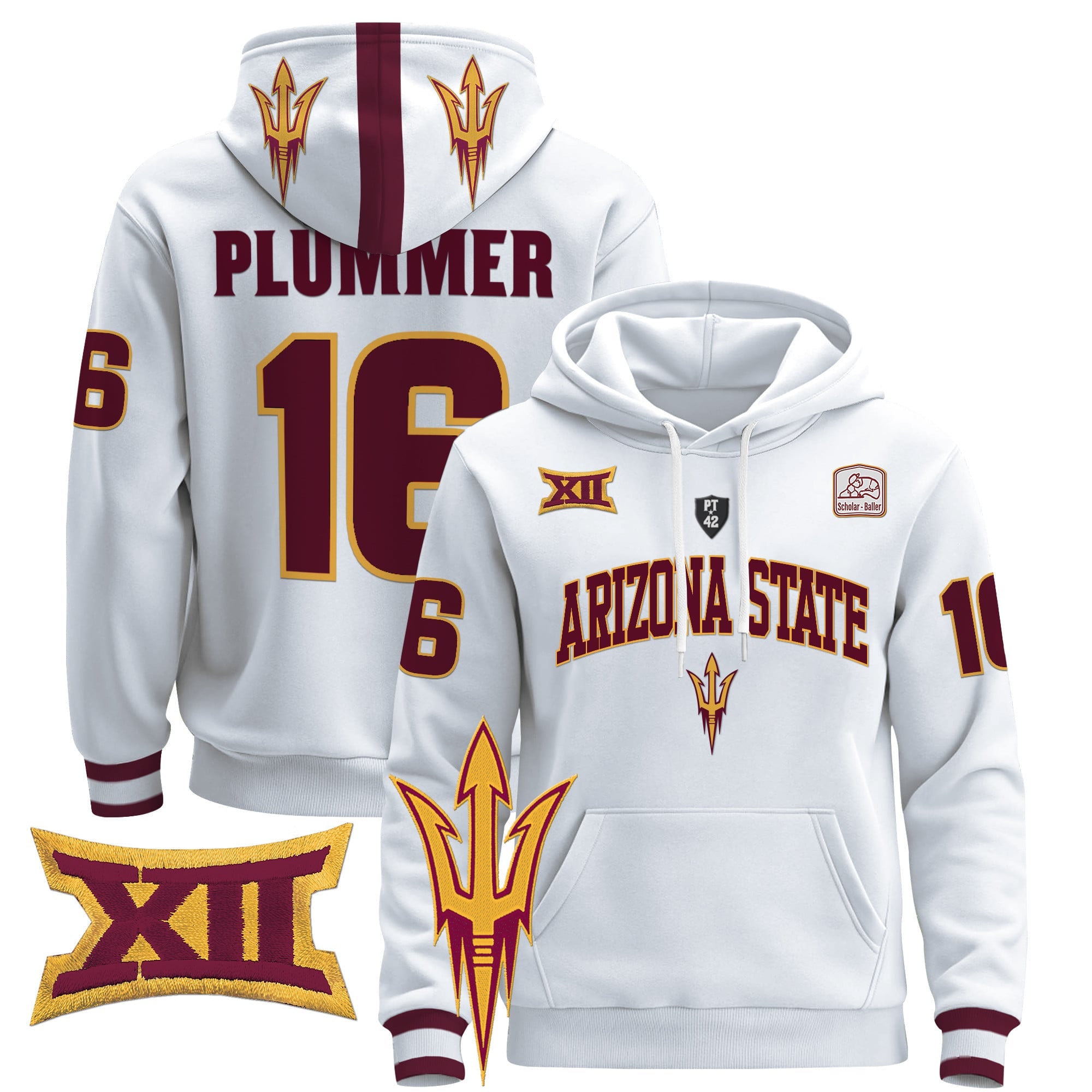 Men's Arizona State Sun Devils 2024 Pullover Hoodie V2