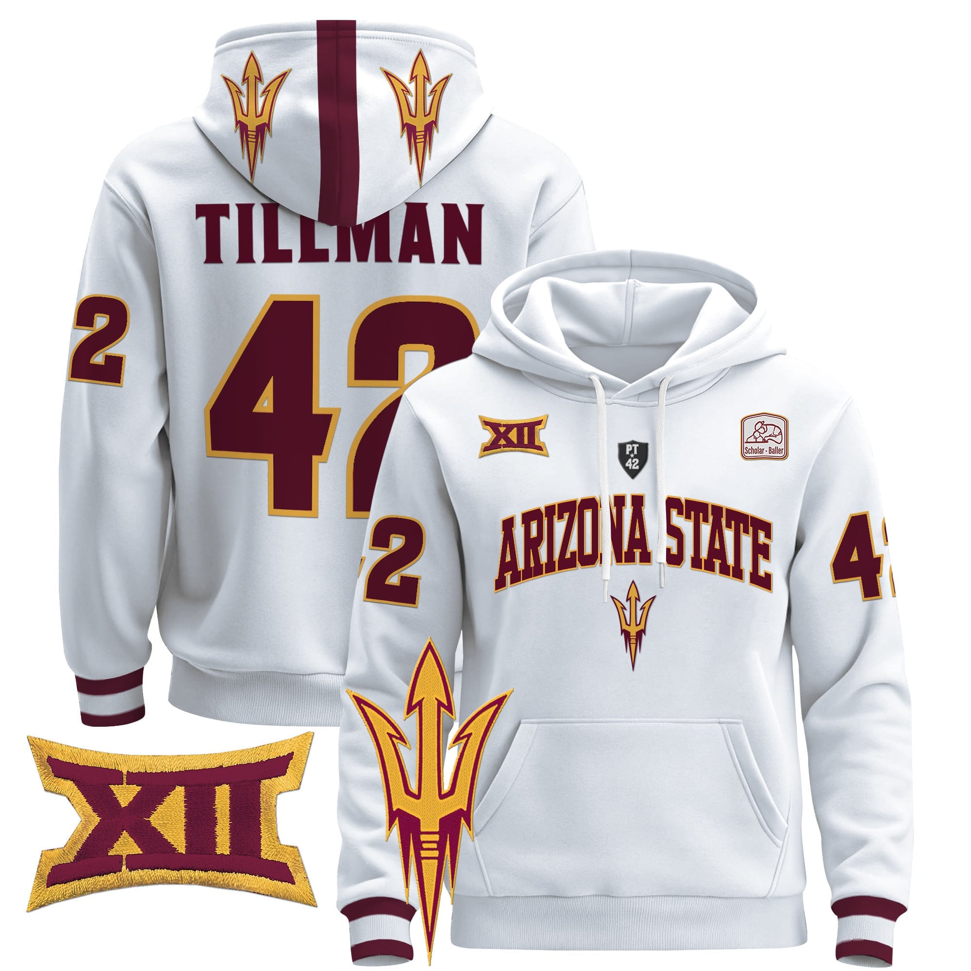 Men's Arizona State Sun Devils 2024 Pullover Hoodie V2