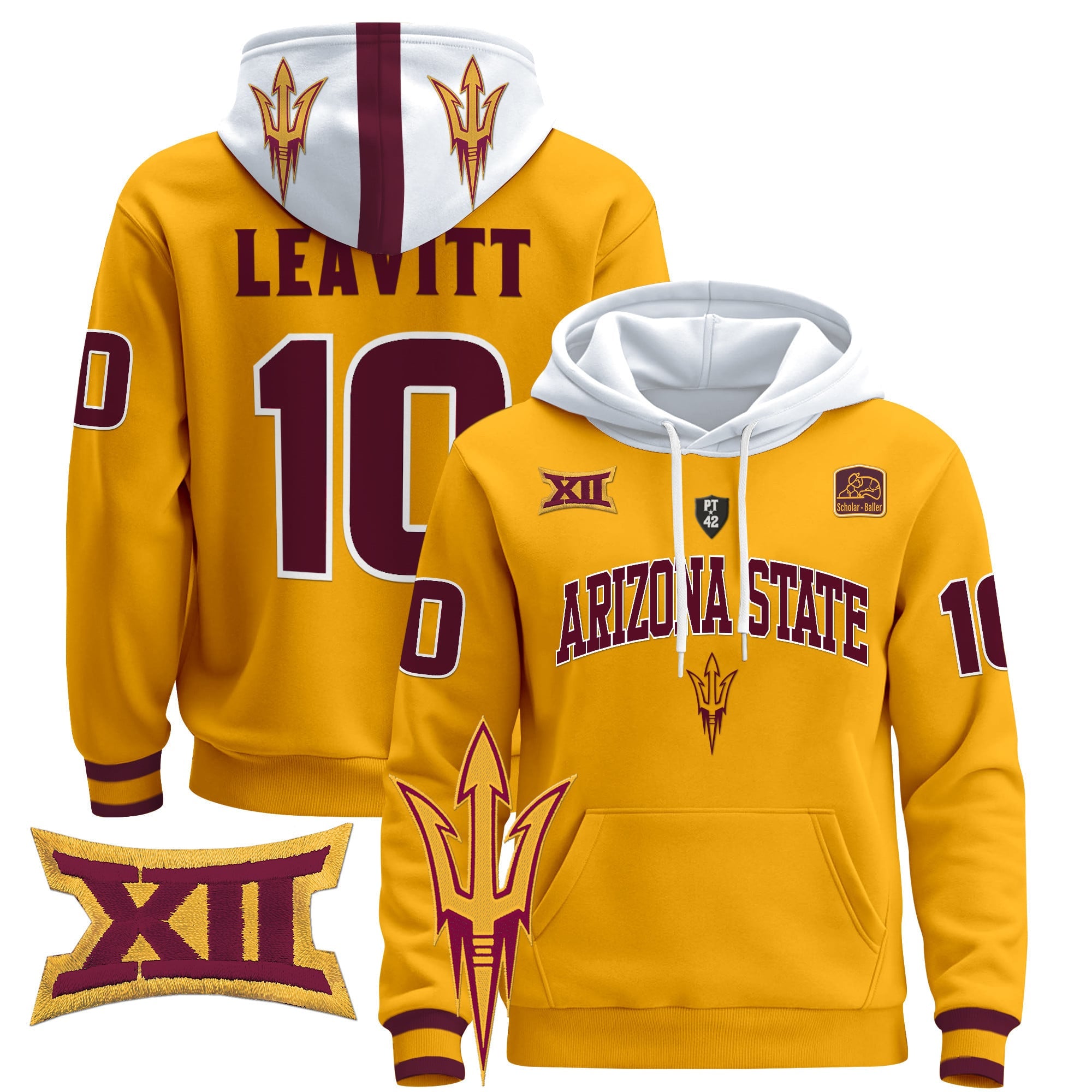 Men's Arizona State Sun Devils 2024 Pullover Hoodie V2