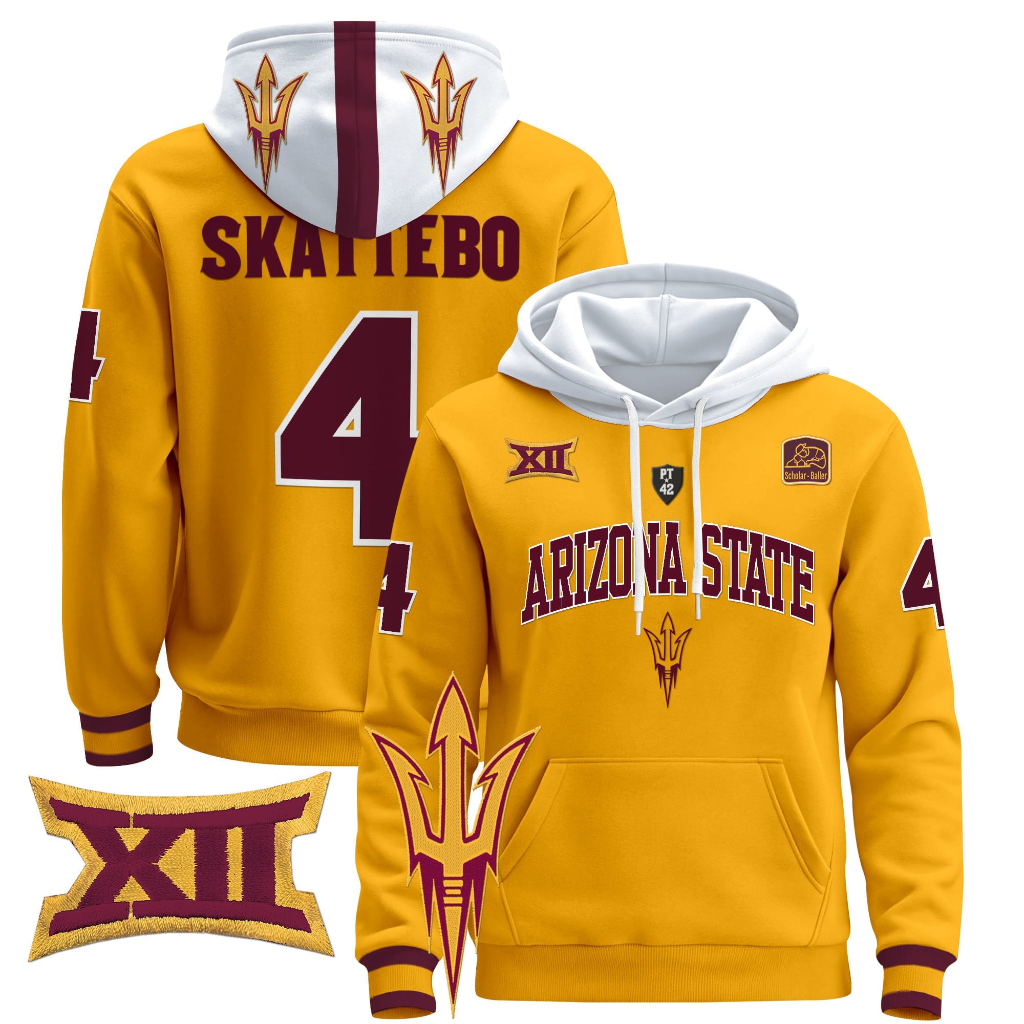 Men's Arizona State Sun Devils 2024 Pullover Hoodie V2