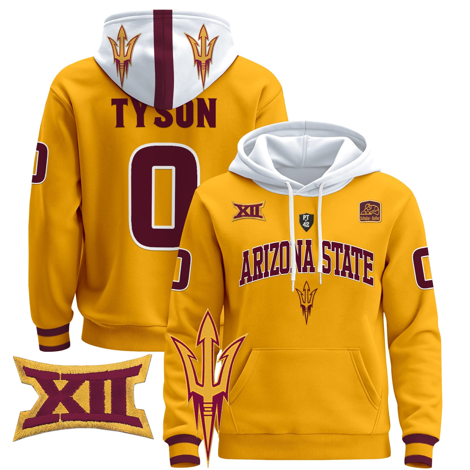 Men's Arizona State Sun Devils 2024 Pullover Hoodie V2