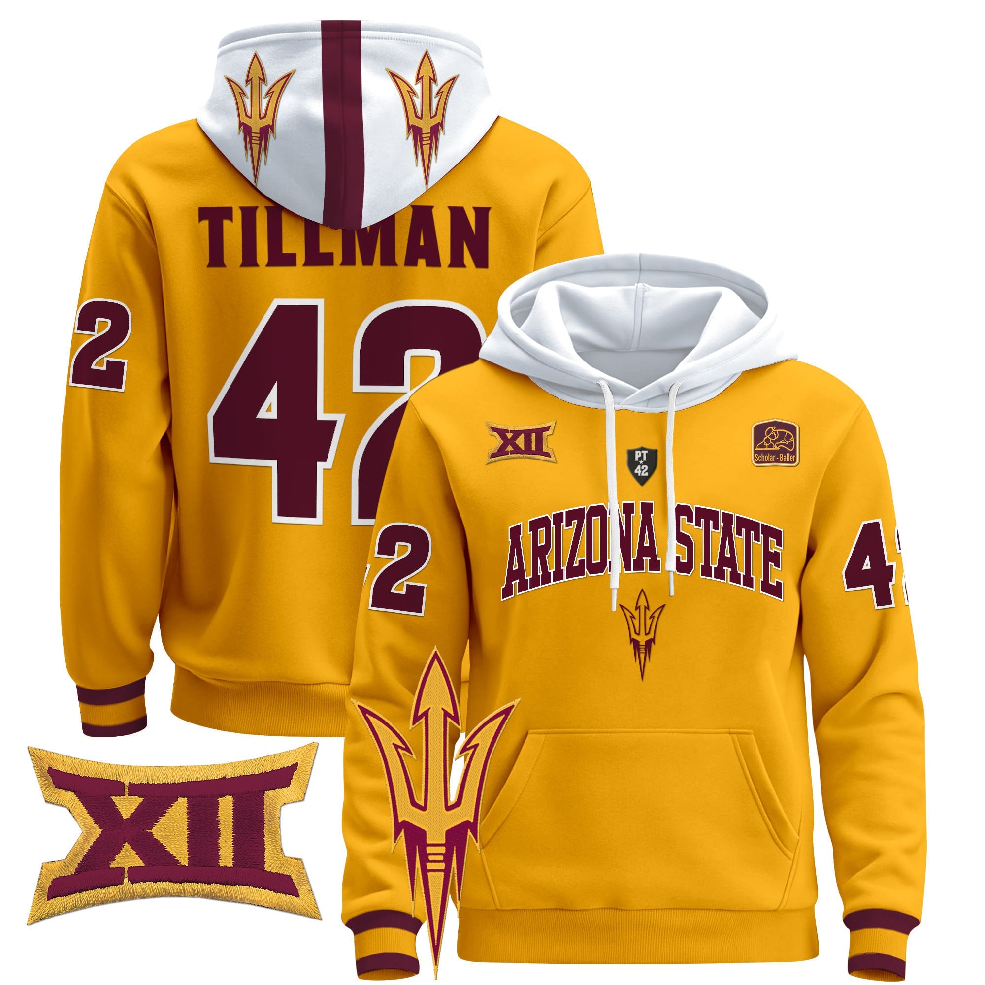 Men's Arizona State Sun Devils 2024 Pullover Hoodie V2