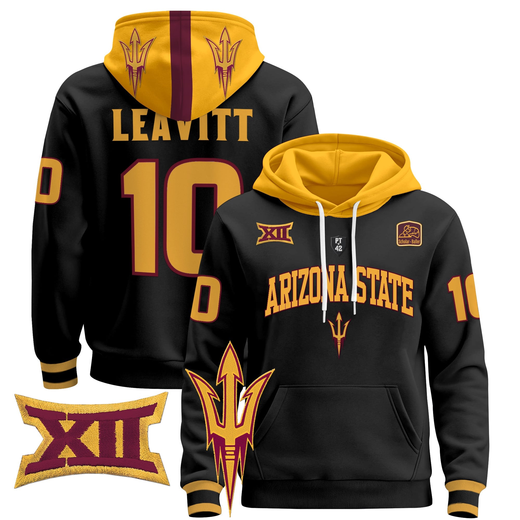 Men's Arizona State Sun Devils 2024 Pullover Hoodie V2