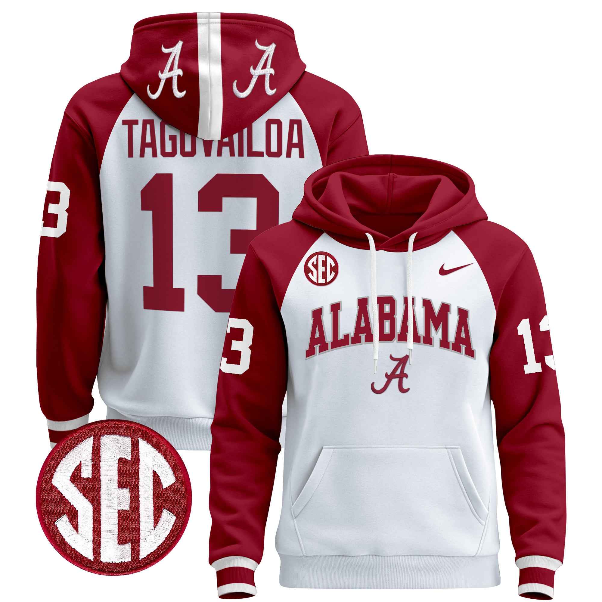 Men's Alabama Crimson Tide 2024 Pullover Hoodie V3