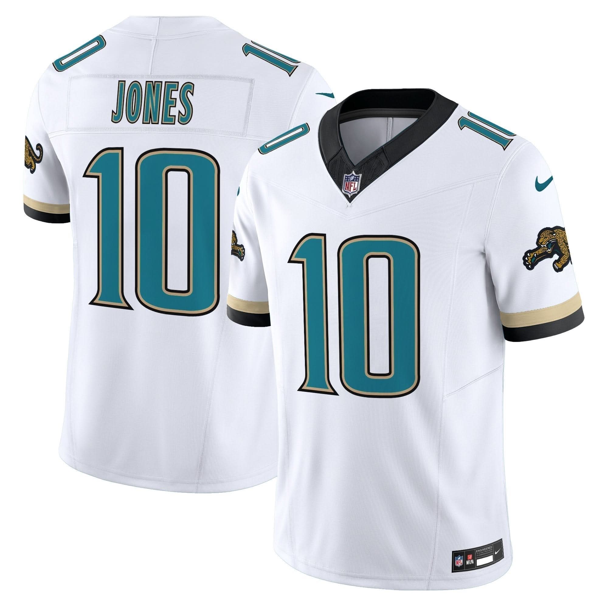 Jacksonville Jaguars Throwback Vapor Limited Jersey - All Stitched