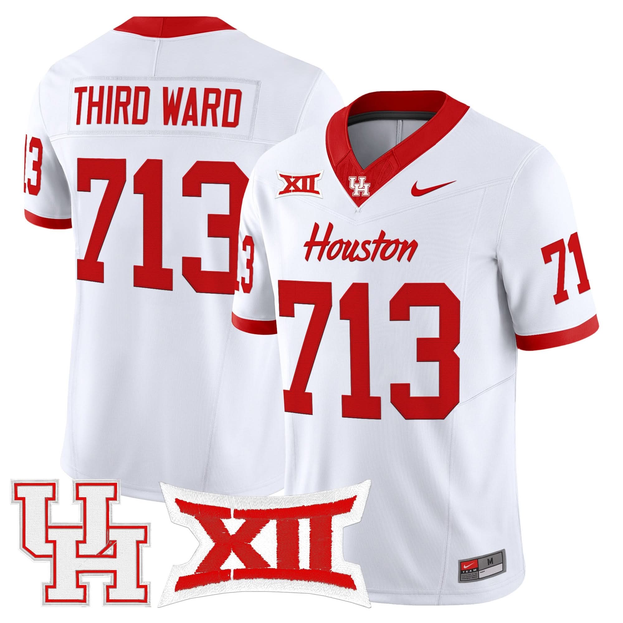 Houston Cougars 2025 Vapor Limited Jersey - All Stitched