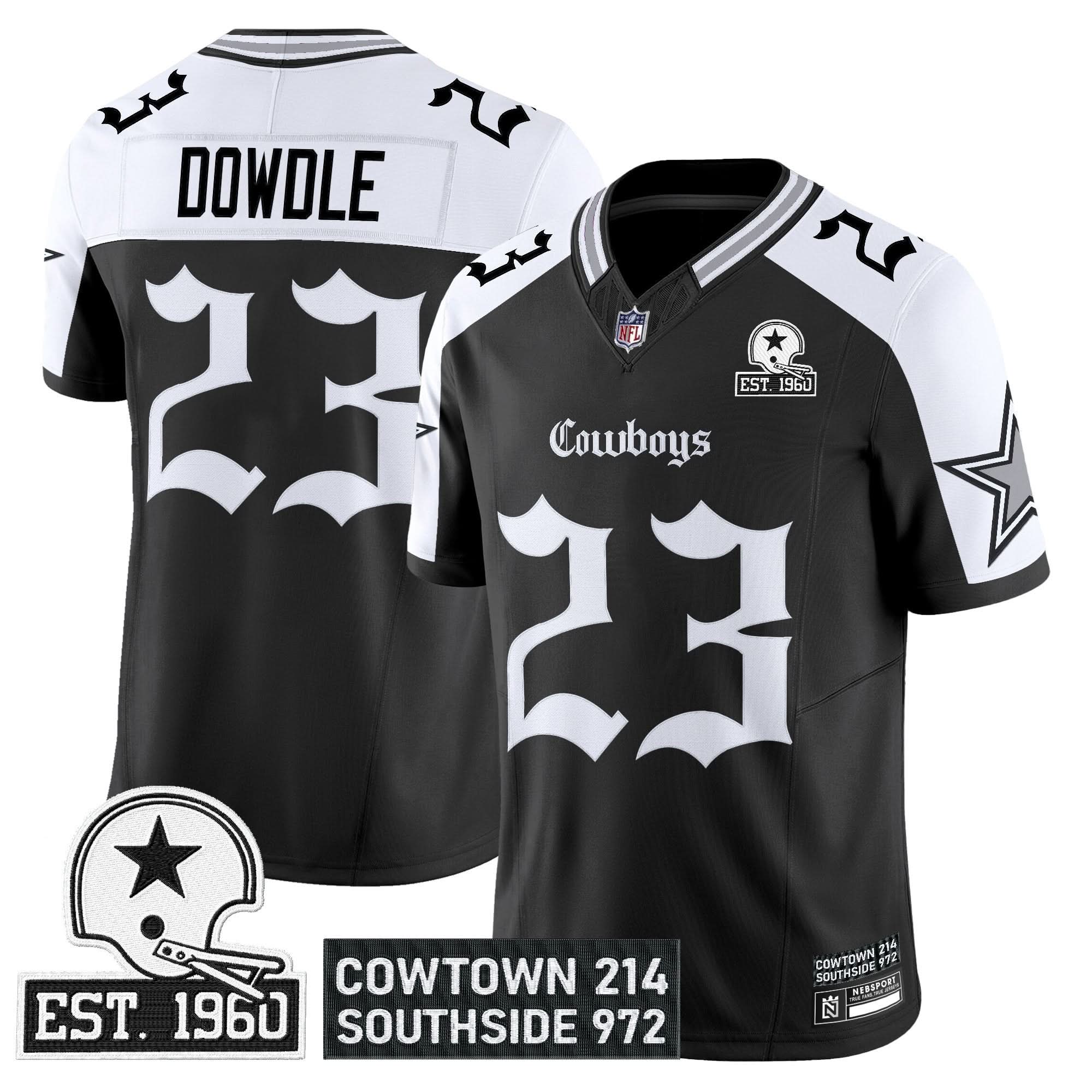 Dallas Cowboys 'Gothic Lone Star Edition' Vapor Limited Jersey - All Stitched