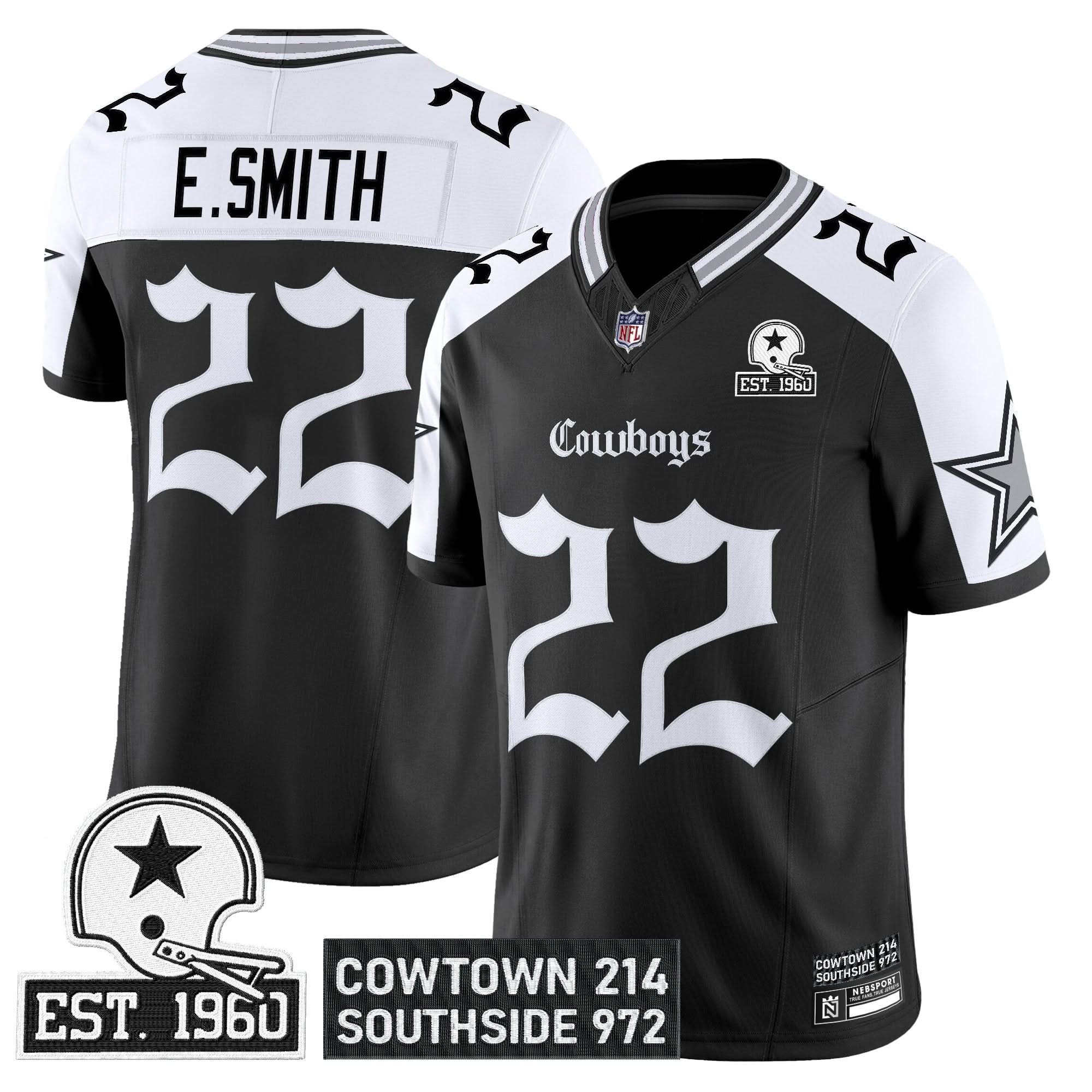 Dallas Cowboys 'Gothic Lone Star Edition' Vapor Limited Jersey - All Stitched