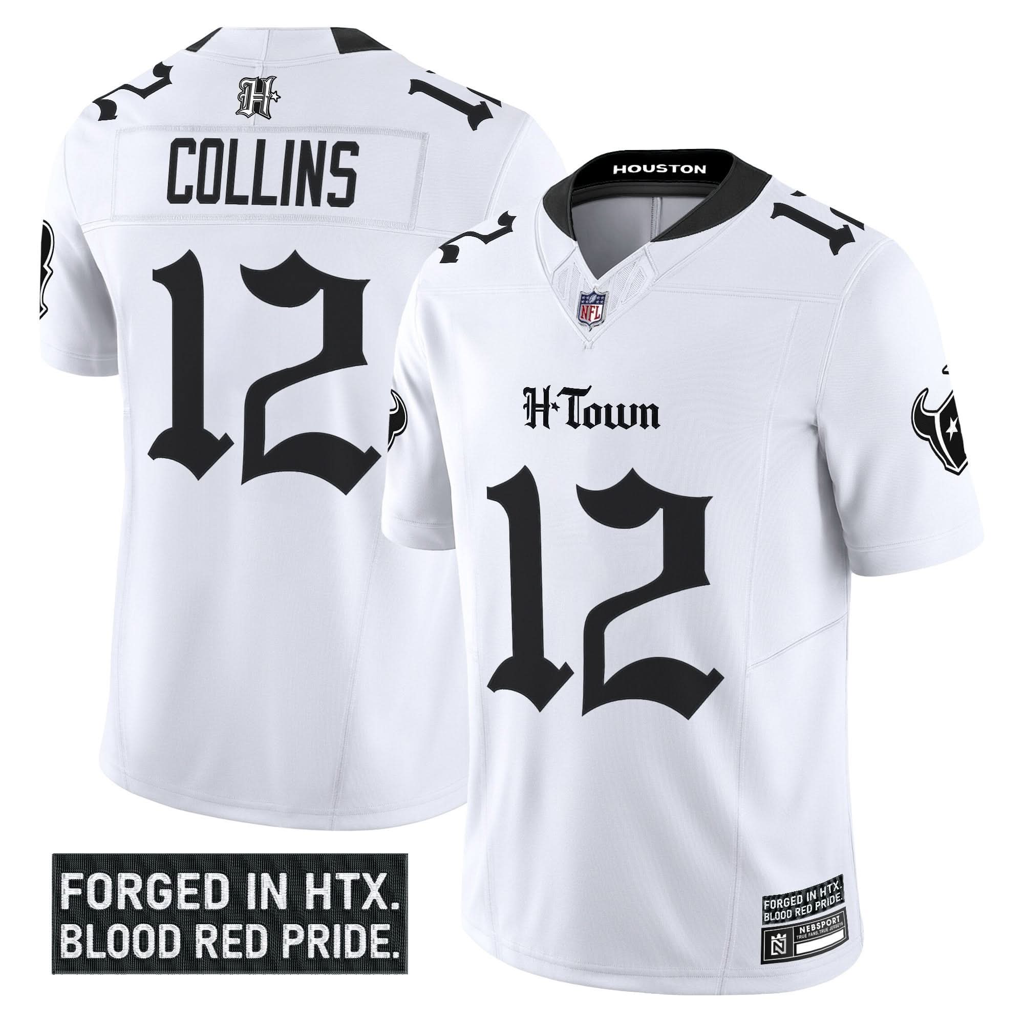 Houston Texans 'Gothic Lone Star Shadows Edition' Vapor Limited Jersey - All Stitched