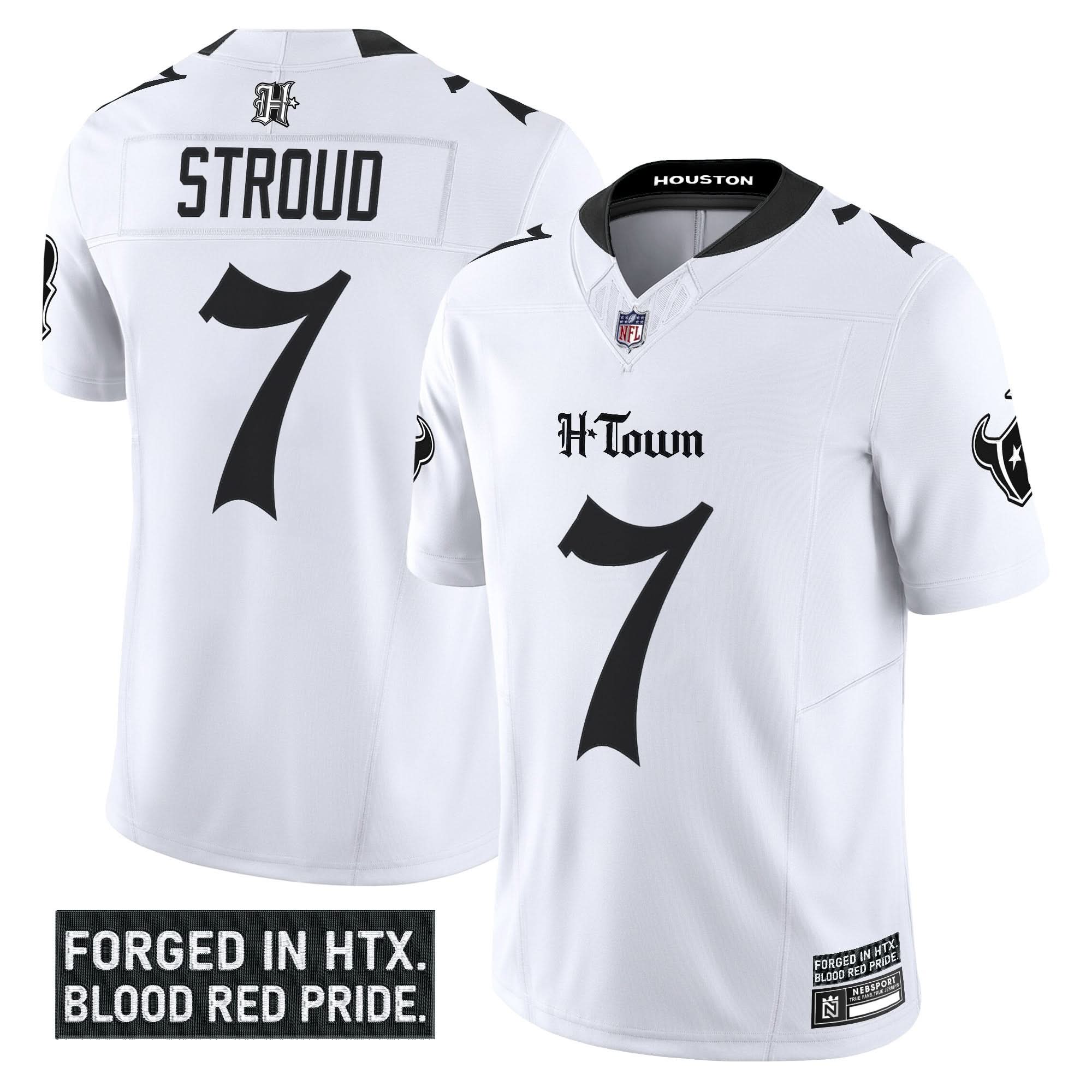 Houston Texans 'Gothic Lone Star Shadows Edition' Vapor Limited Jersey - All Stitched